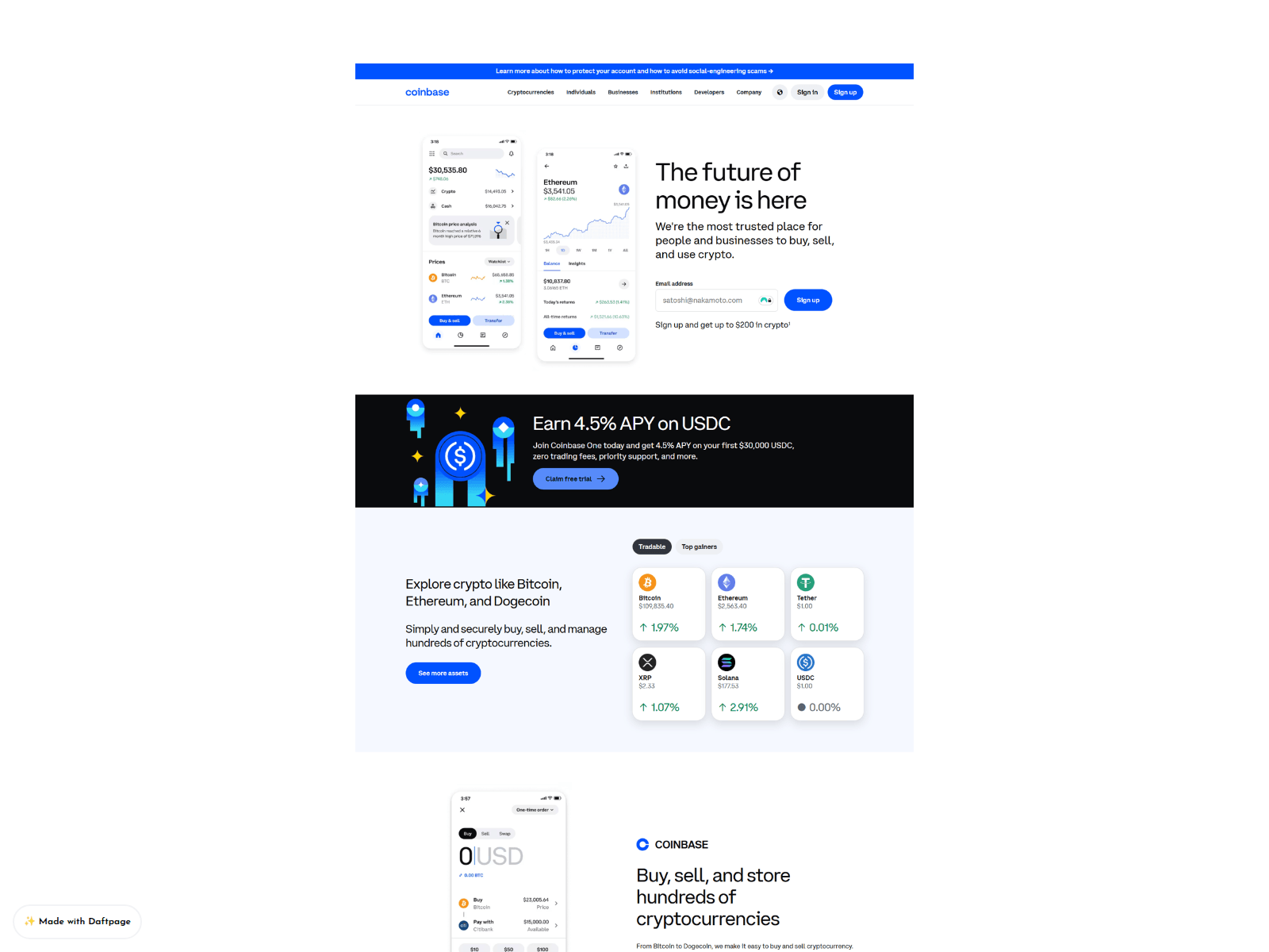 Screenshot of app-coiincom-base-en.daftpage.com