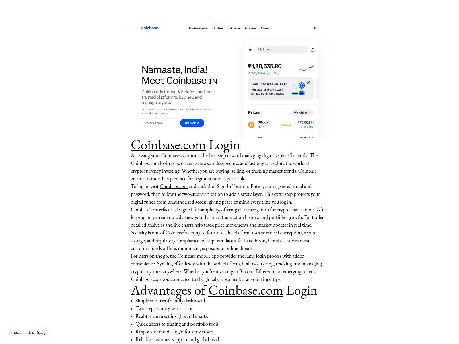 Screenshot of secure-coinbase-t-auth.daftpage.com
