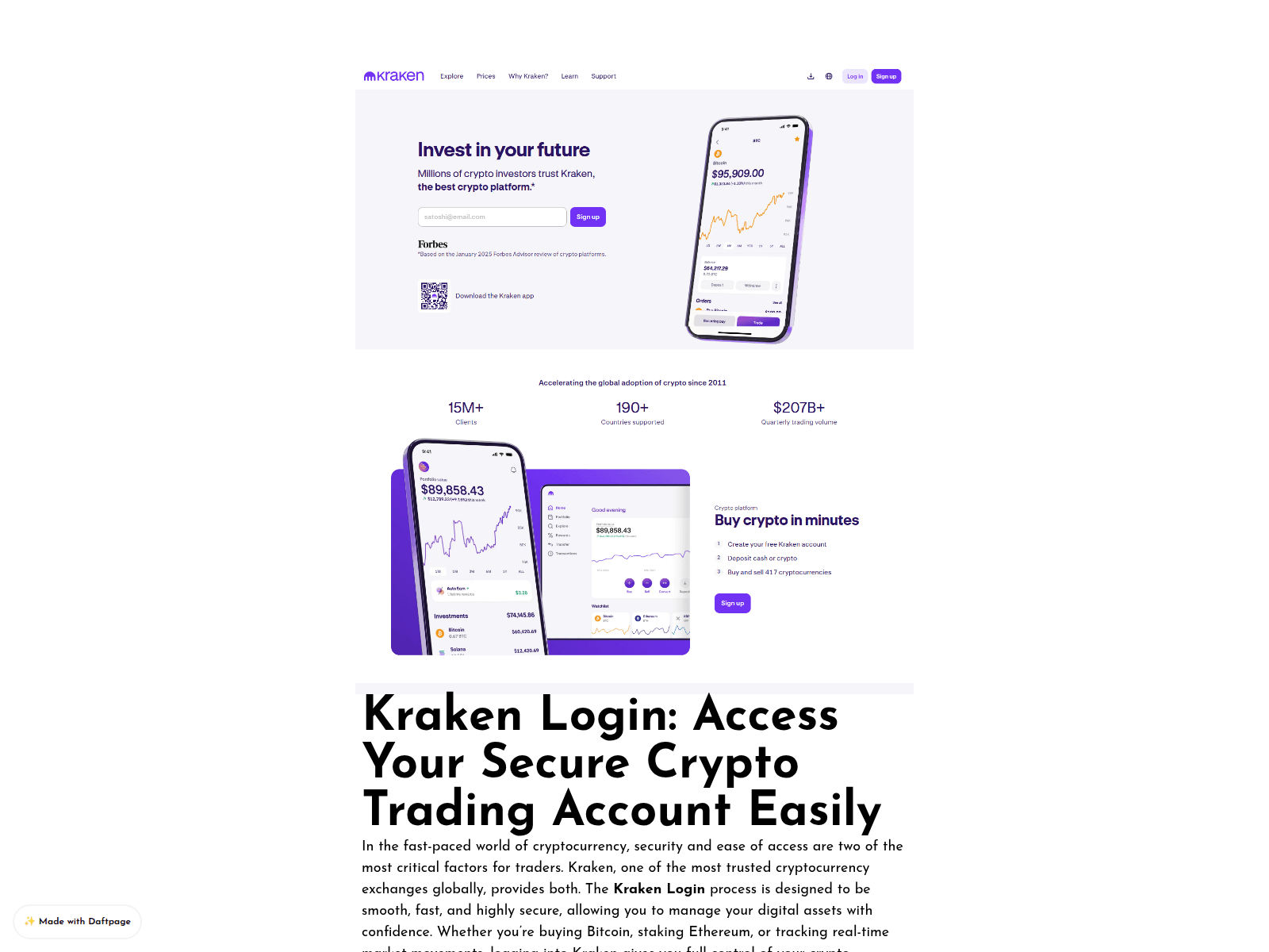 Screenshot of doc-krakenn-web.daftpage.com