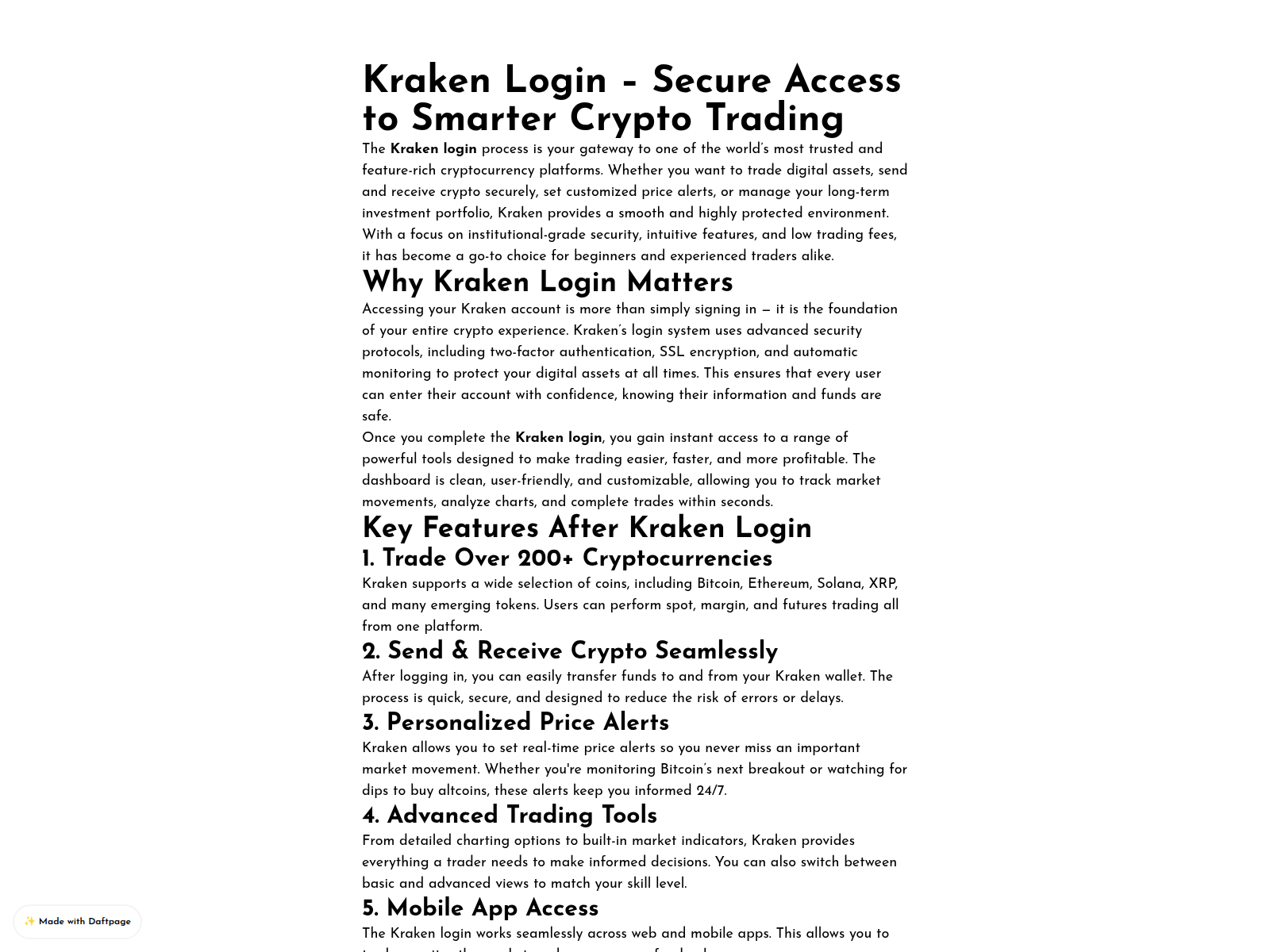 Screenshot of begin-sso-krakensso.daftpage.com