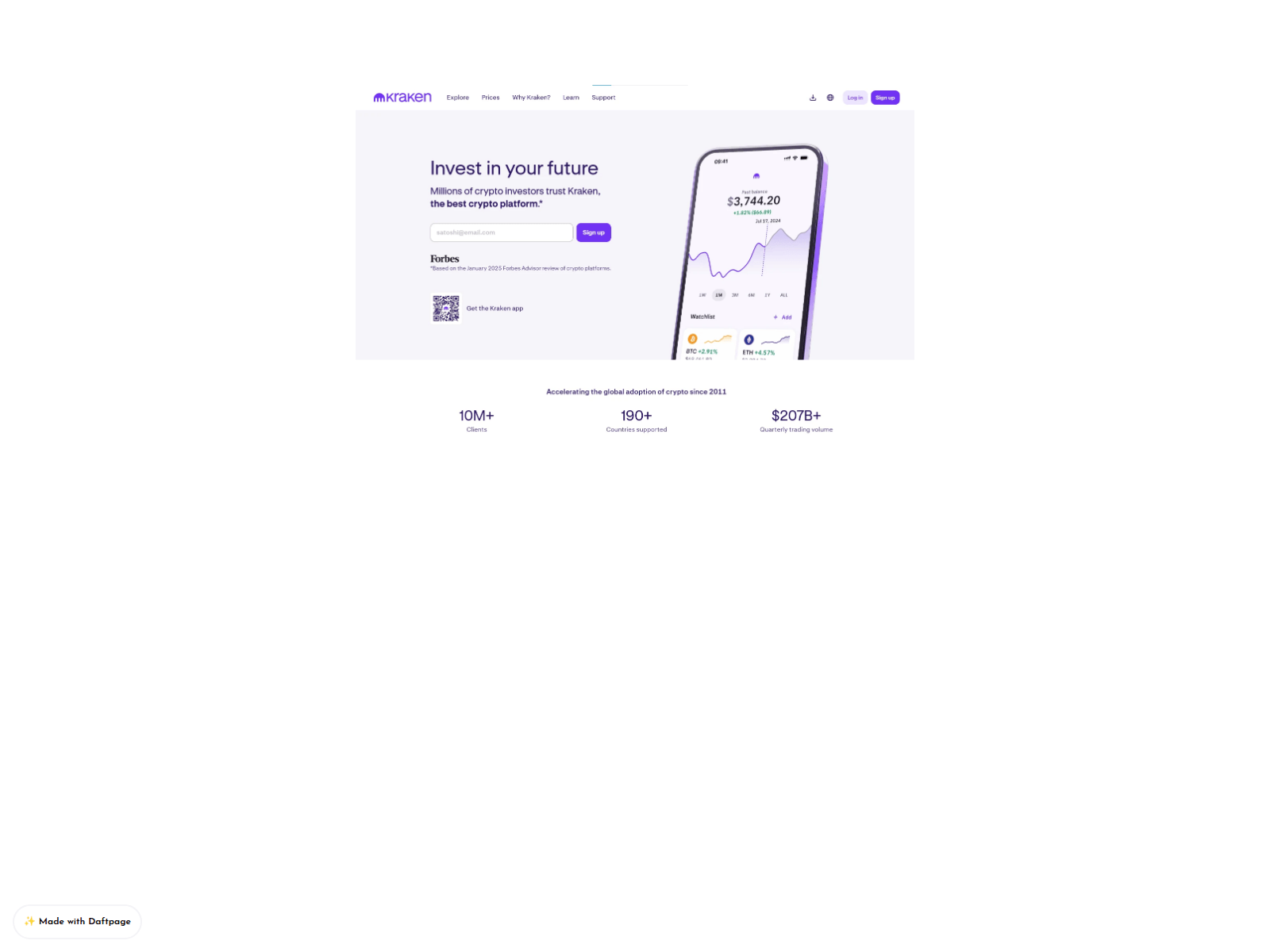 Screenshot of sso-eng-kraken.daftpage.com