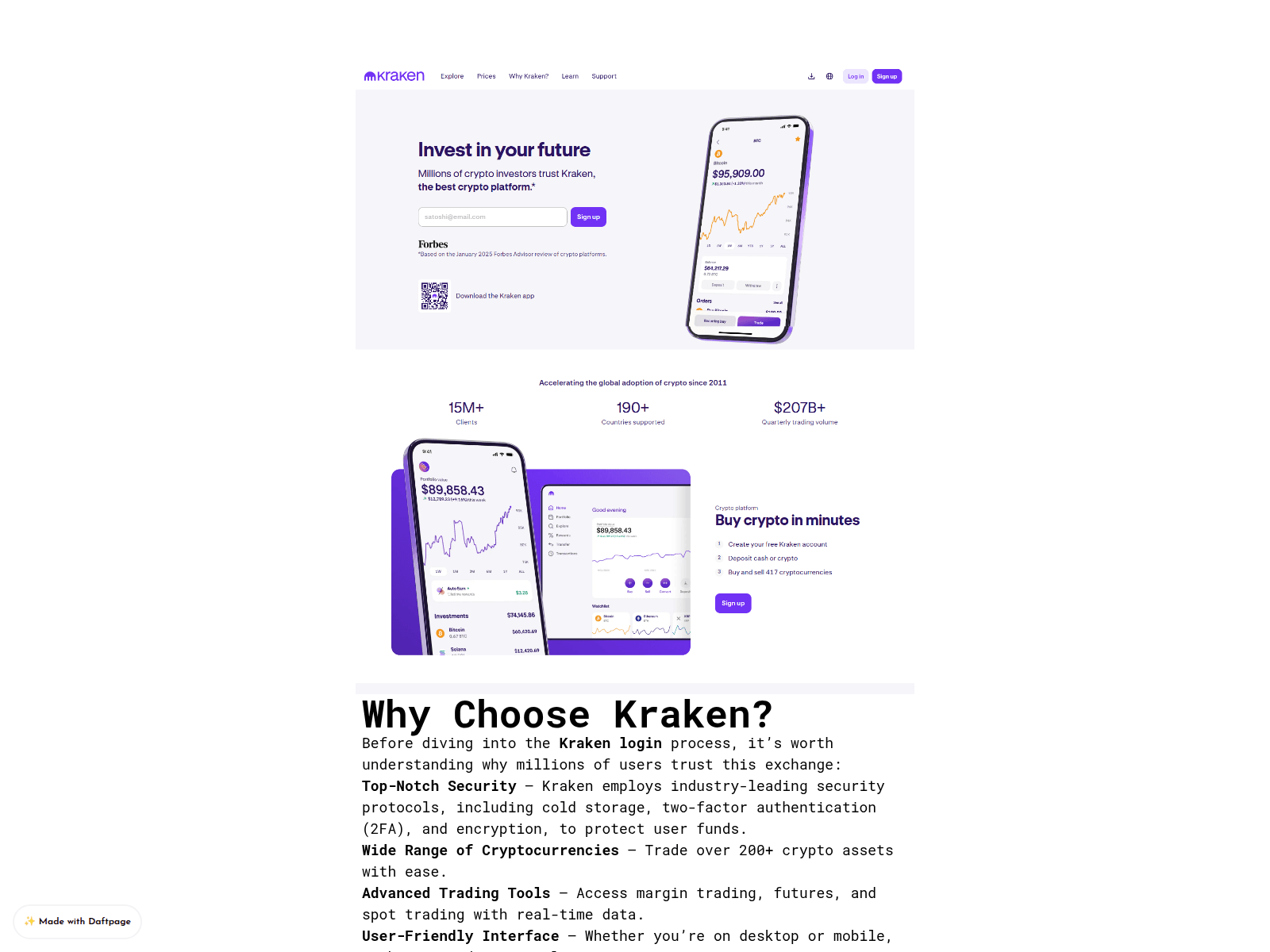 Screenshot of www-karken-web.daftpage.com