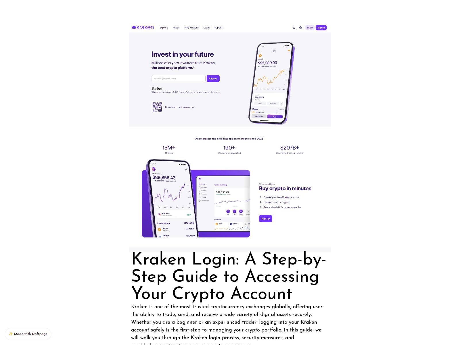 Screenshot of web-crypto-portal.daftpage.com