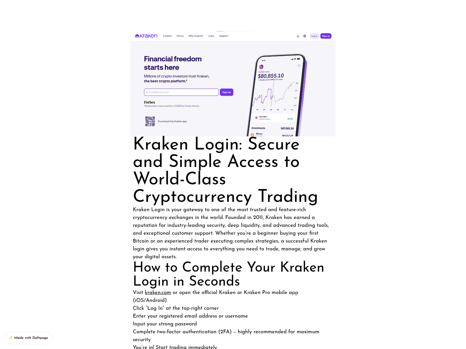 Screenshot of prime-kraken-us-eng.daftpage.com