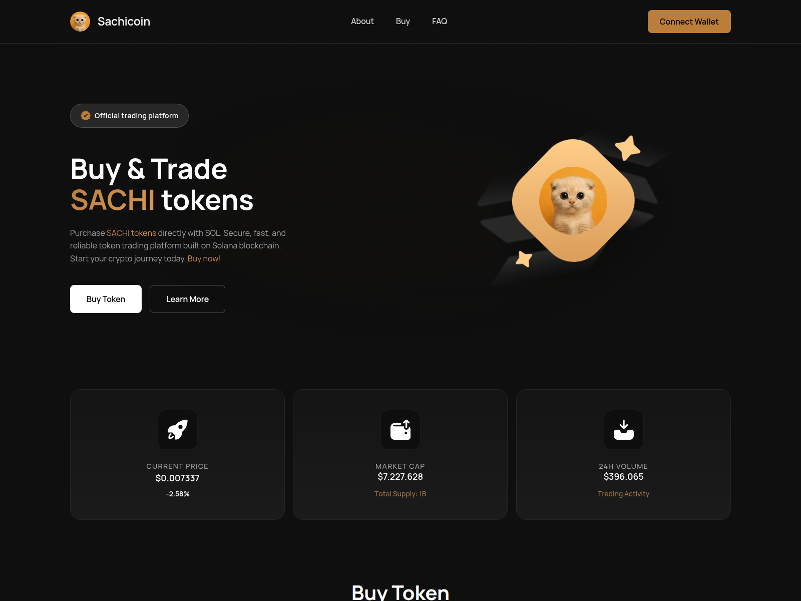 Screenshot of sachicoin-web.xyz