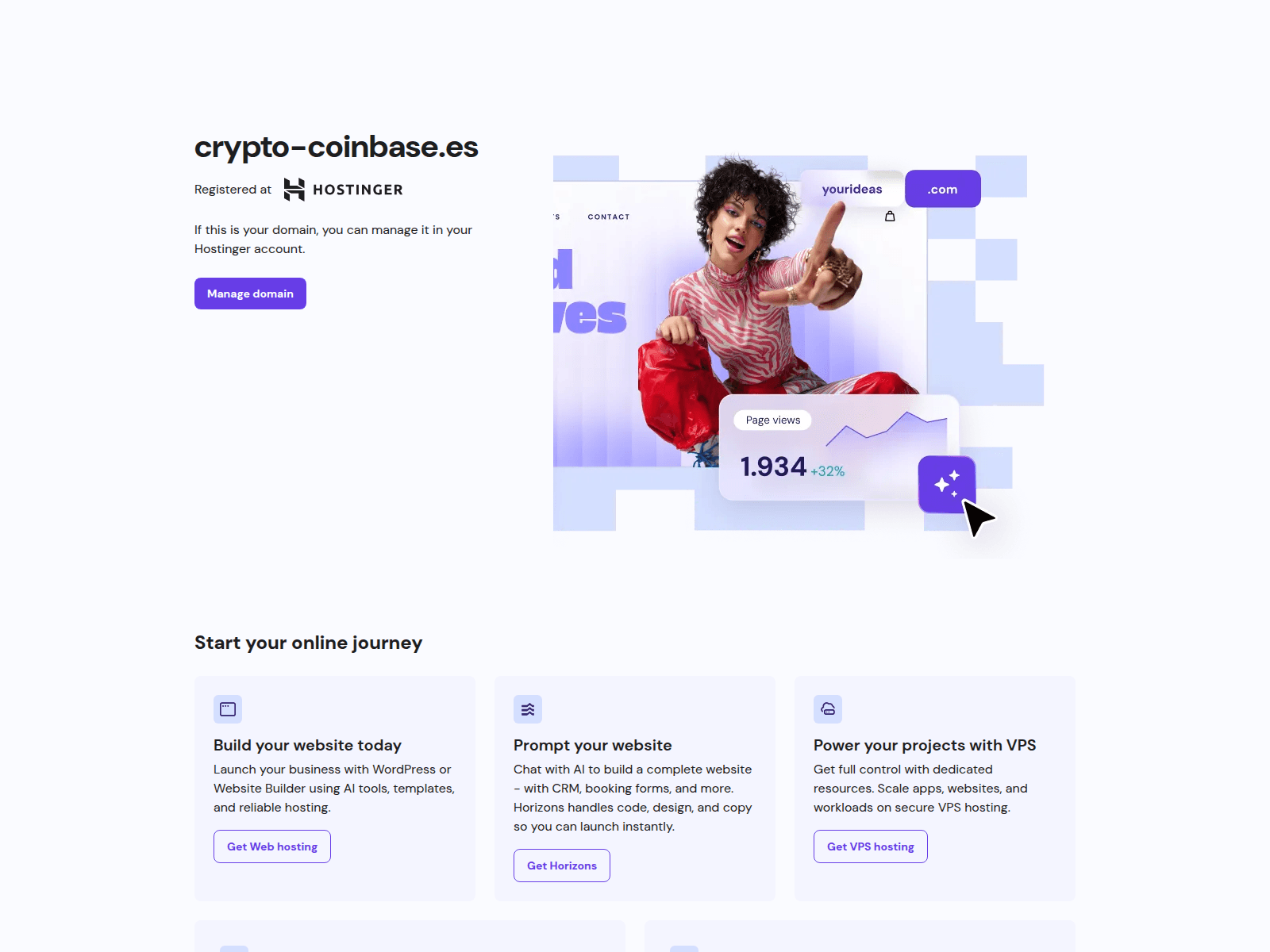 Screenshot of crypto-coinbase.es
