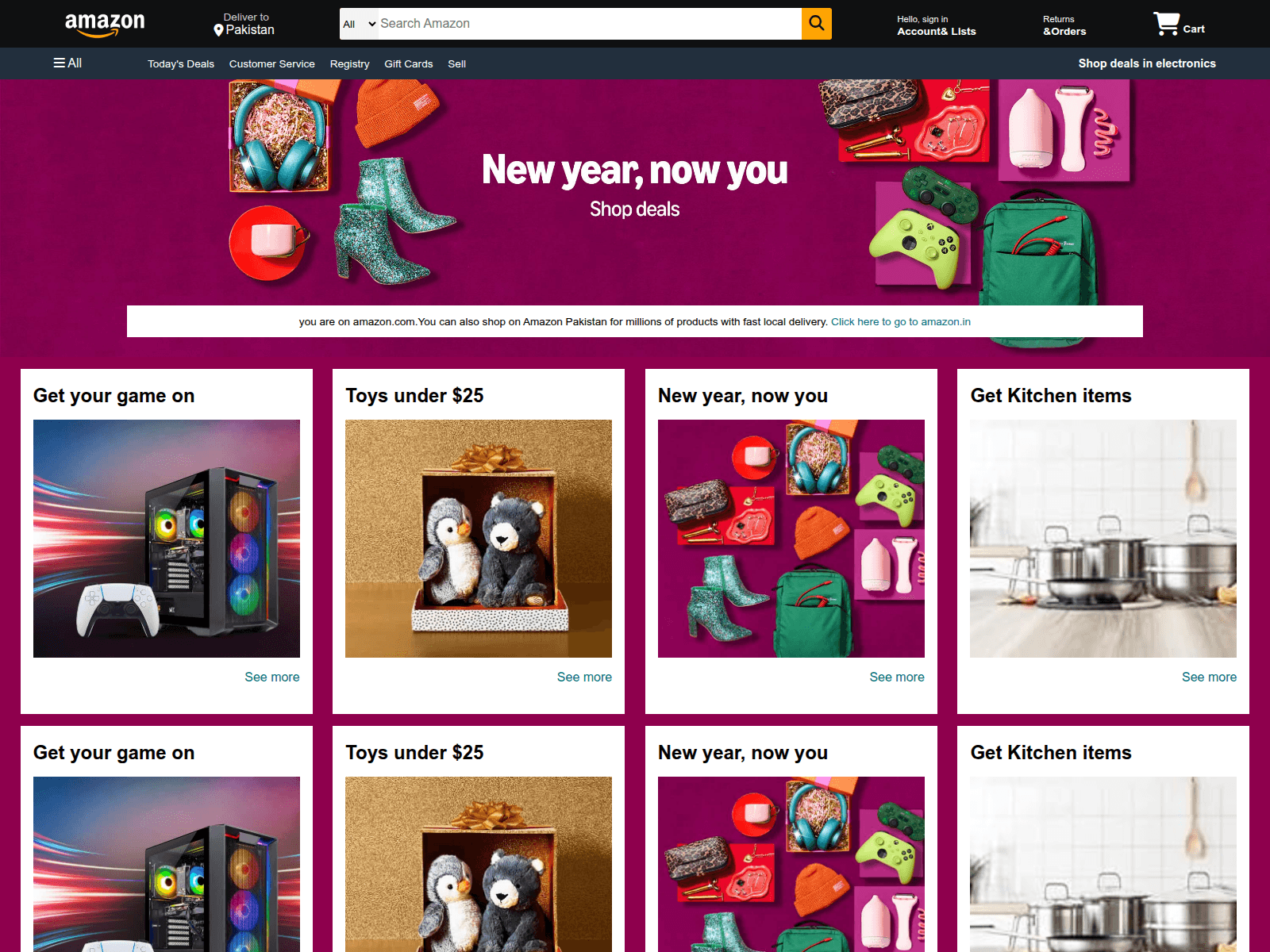 Screenshot of amazonclone-two-gamma.vercel.app