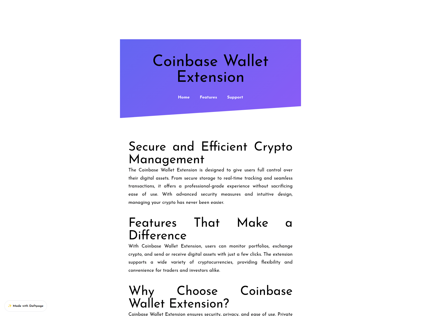 Screenshot of coin-basewallet-extension.daftpage.com