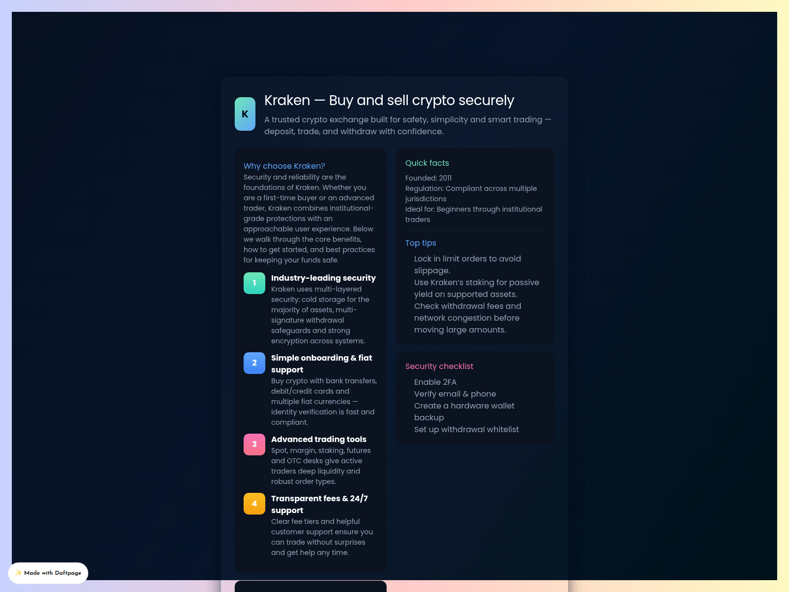 Screenshot of ens-tech-kraken.daftpage.com