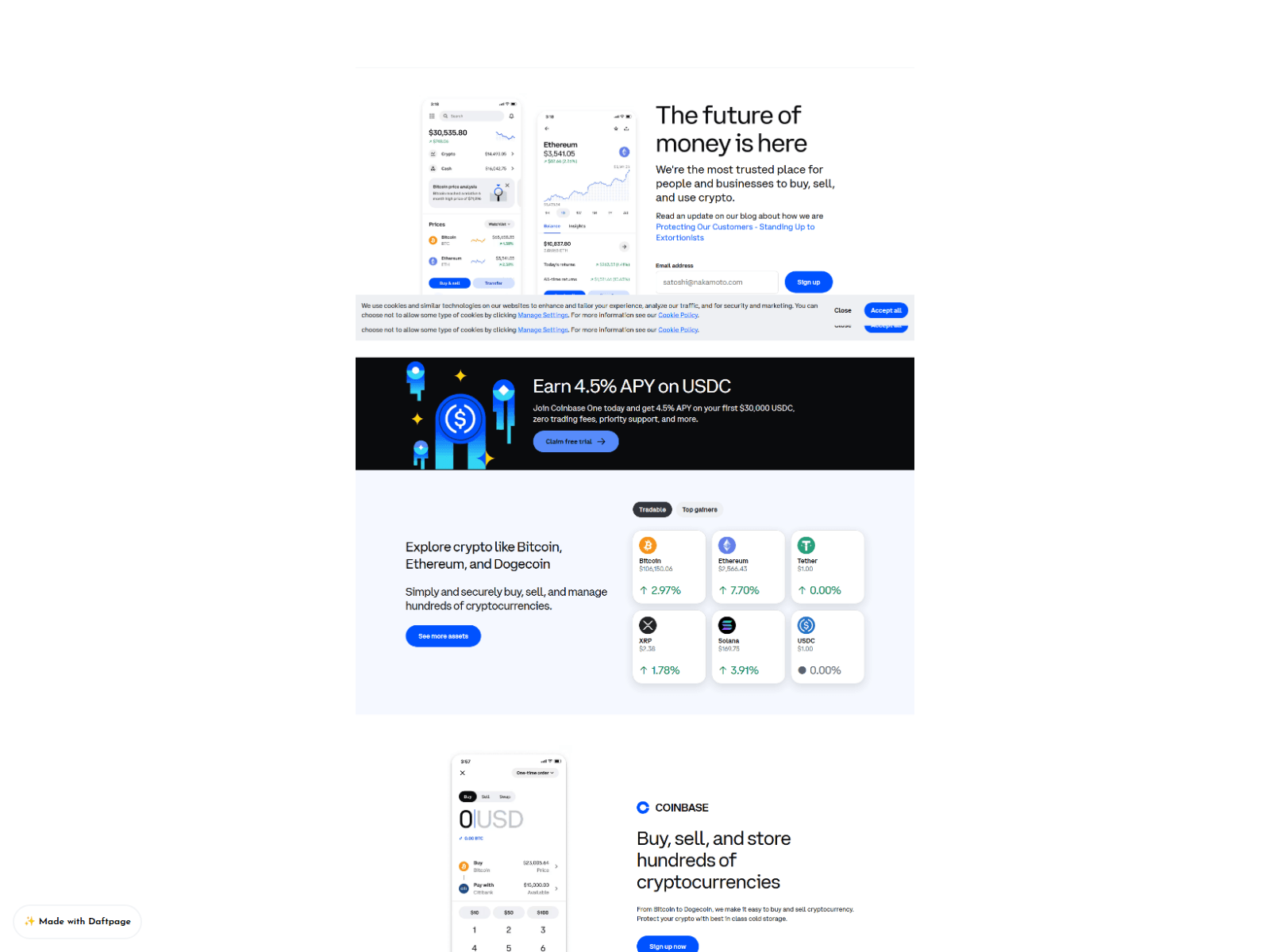 Screenshot of app-en-coinbase-pro.daftpage.com