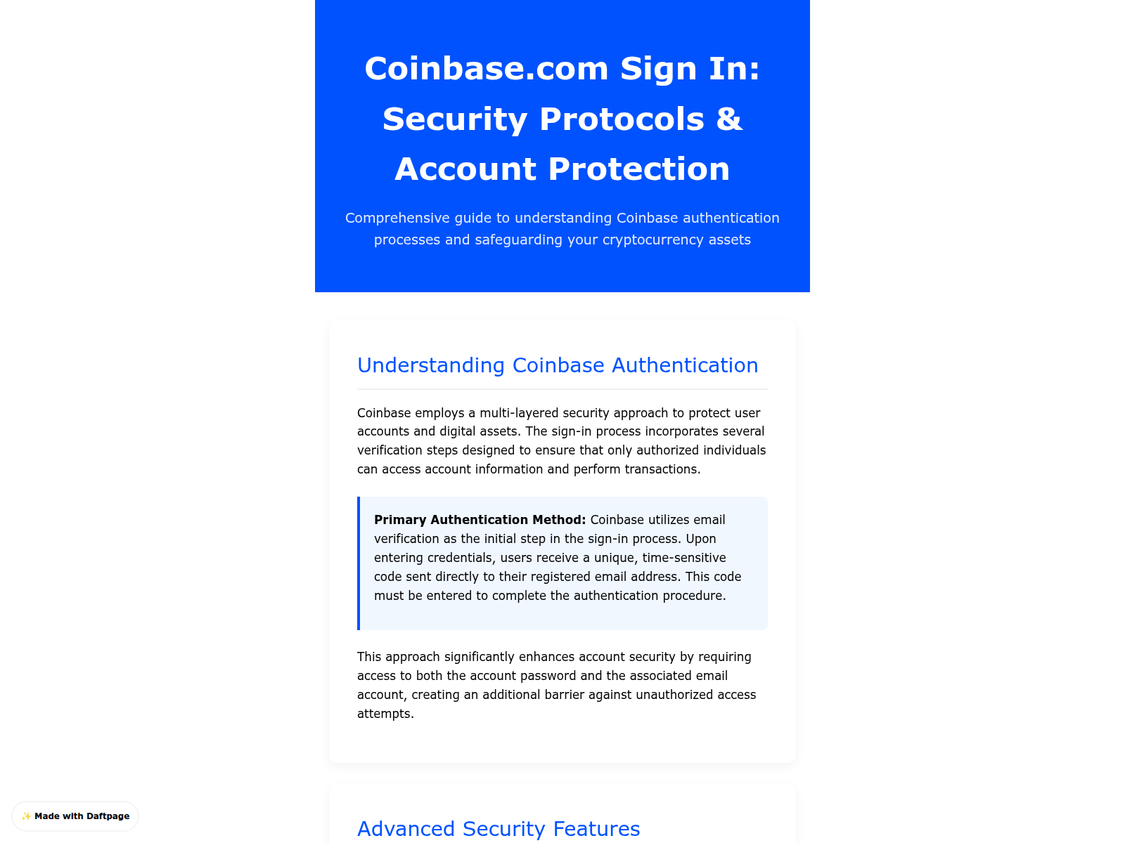 Screenshot of learn-helpcoinbase.daftpage.com