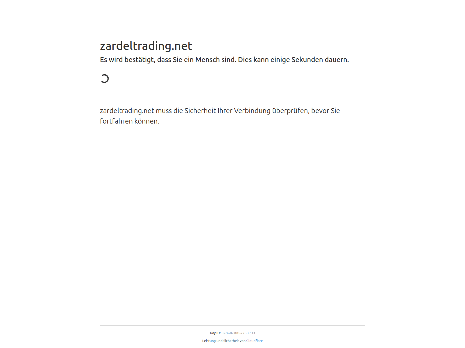 Screenshot of zardeltrading.net