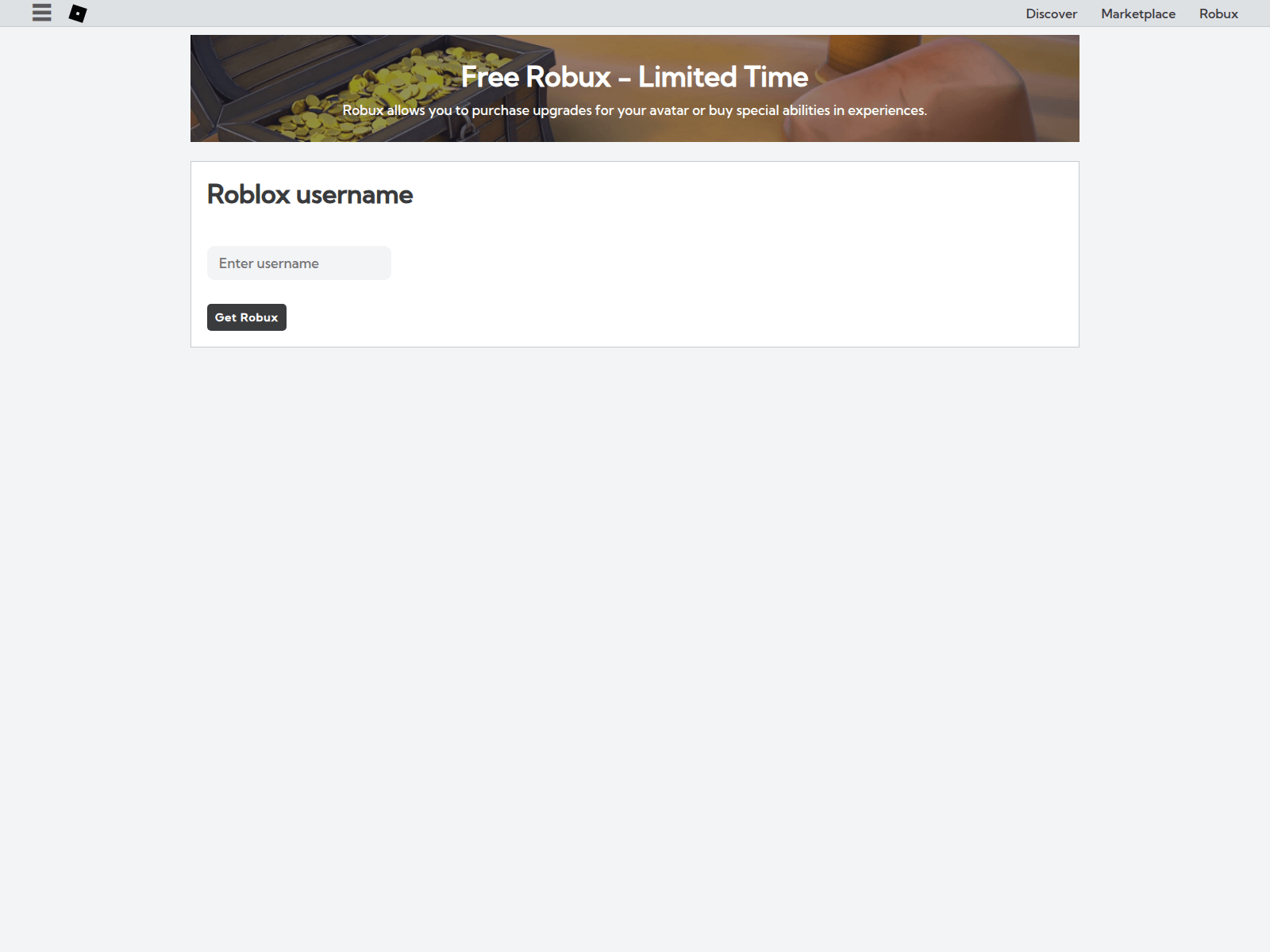 Screenshot of mmex-robuux2025.netlify.app
