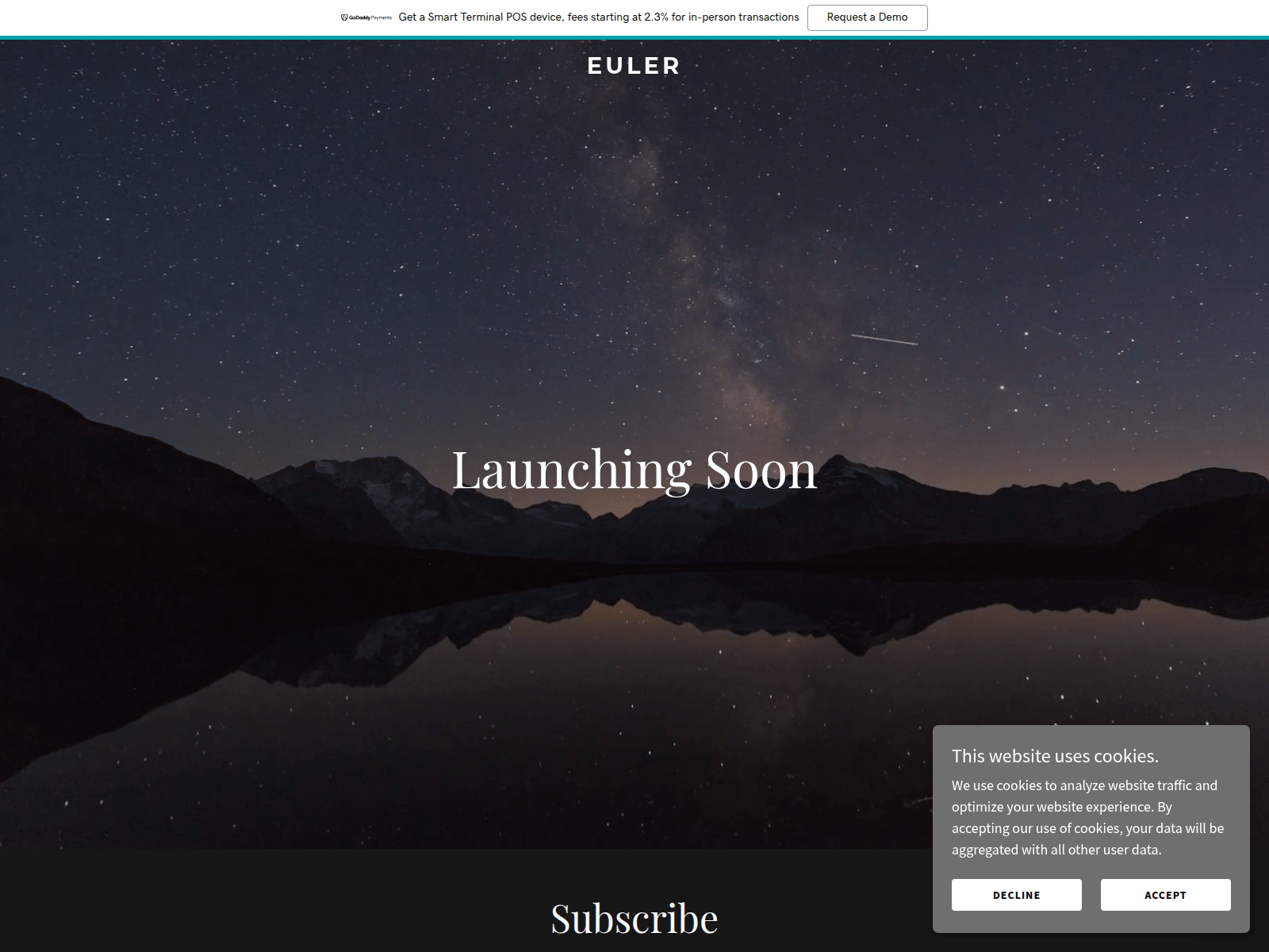 Screenshot of euler.godaddysites.com