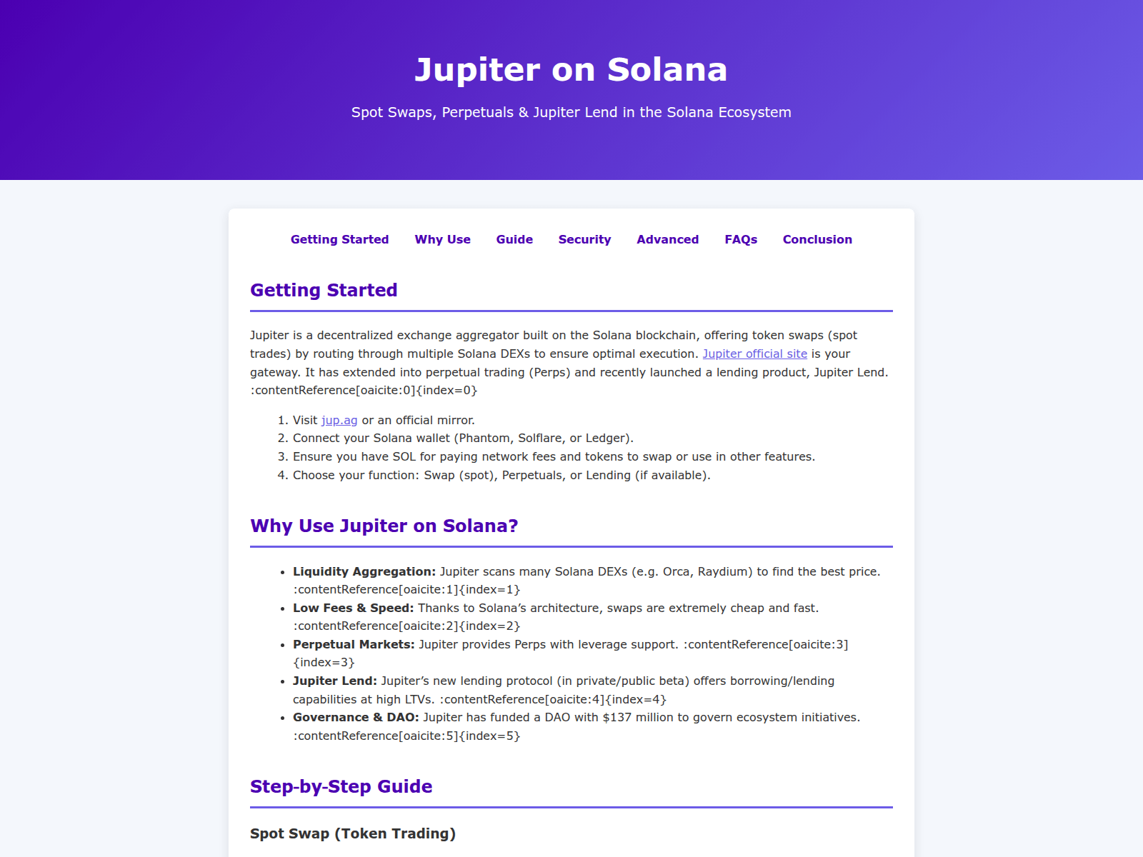 Screenshot of connext-jupiter-solana-web3.pages.dev