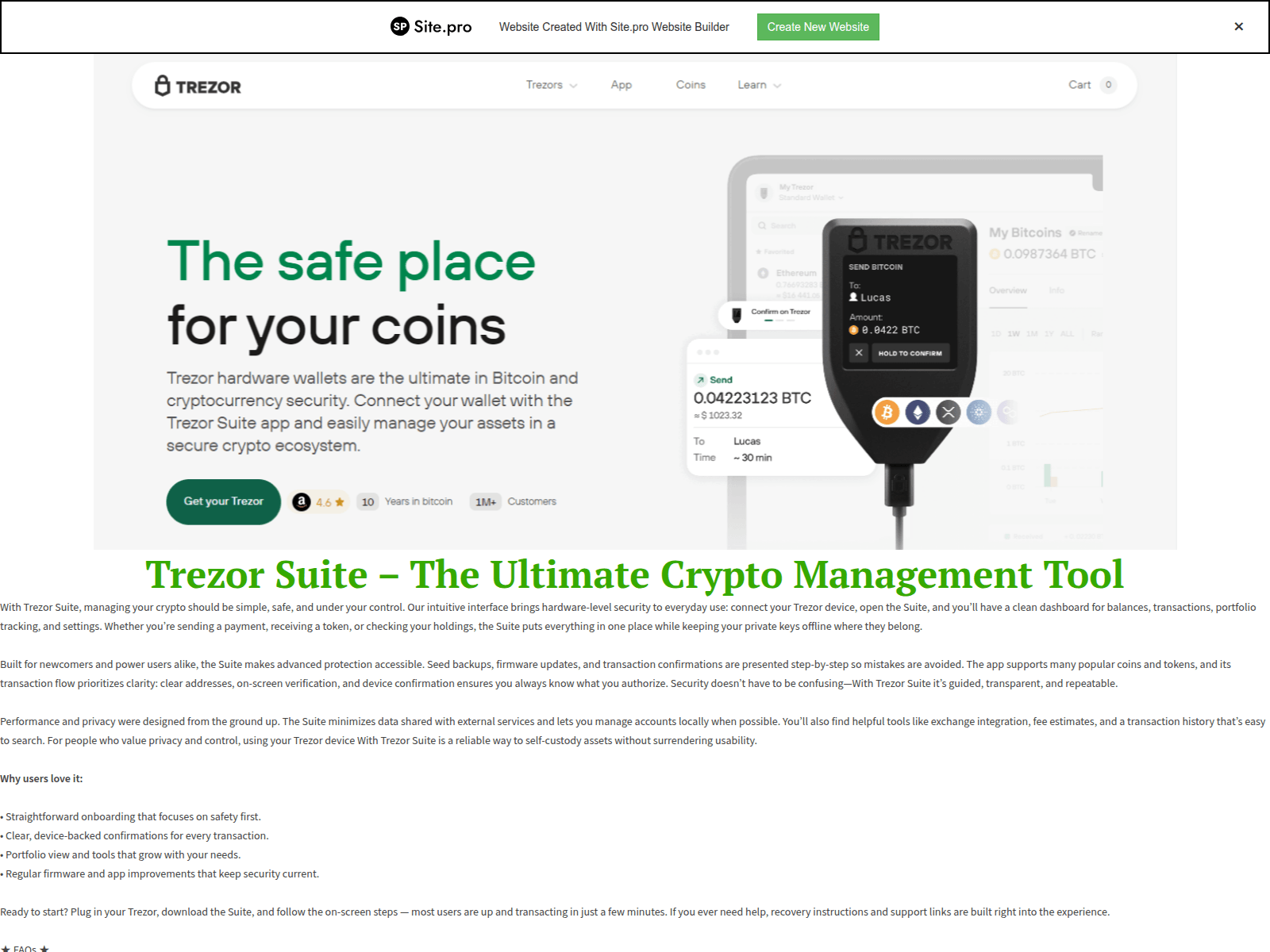 Screenshot of appsuite.free.site.pro