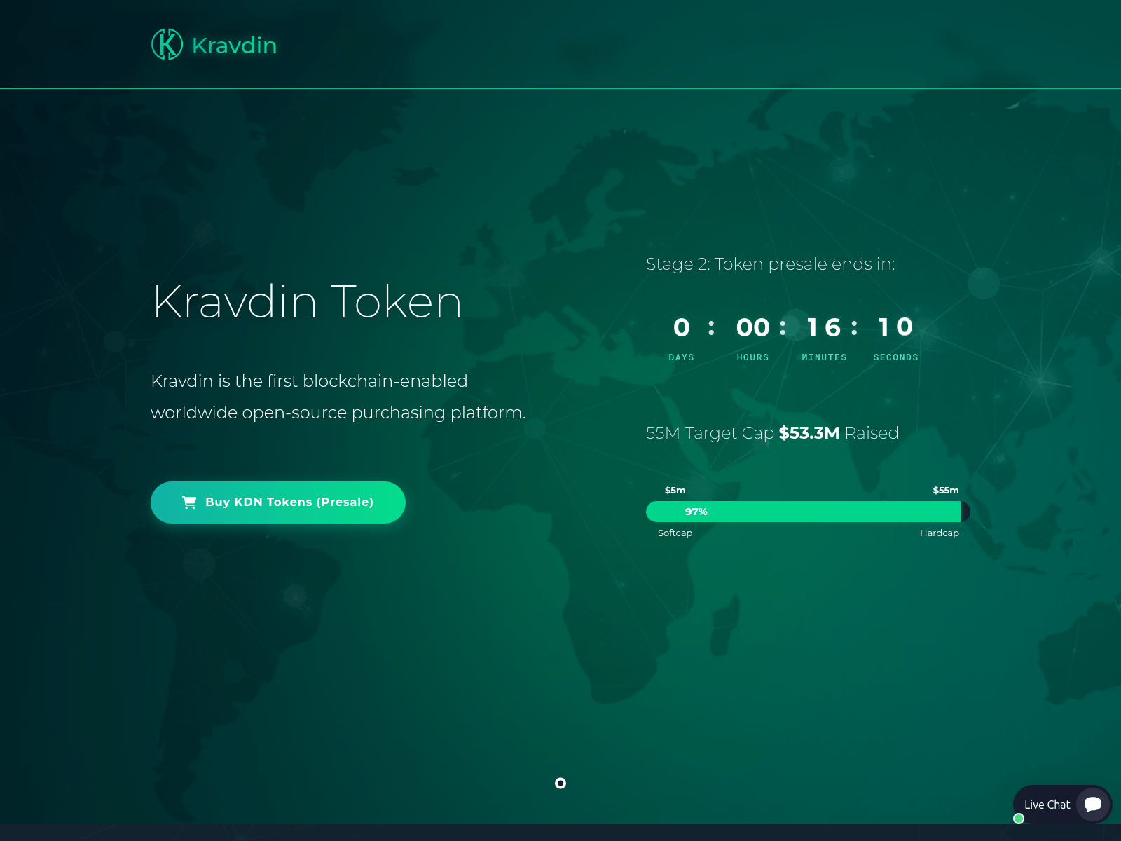 Screenshot of kravdin.app