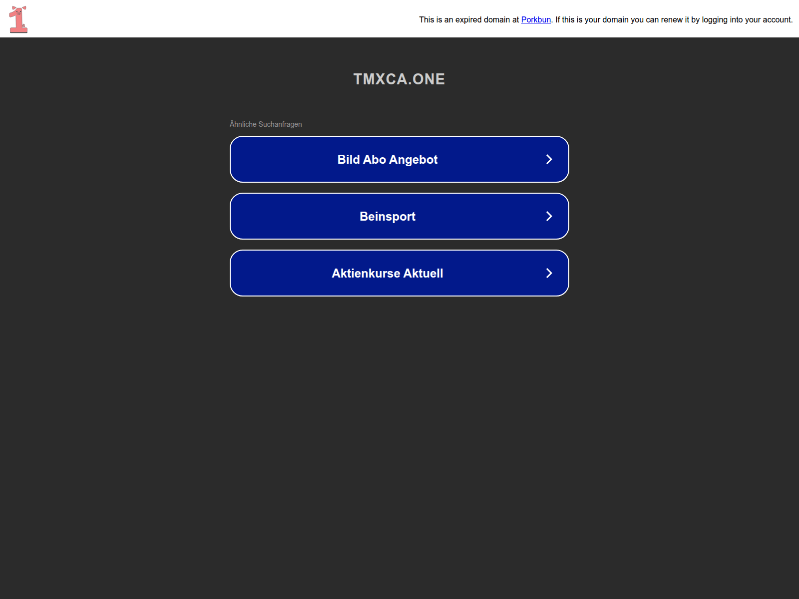 Screenshot of tmxca.one