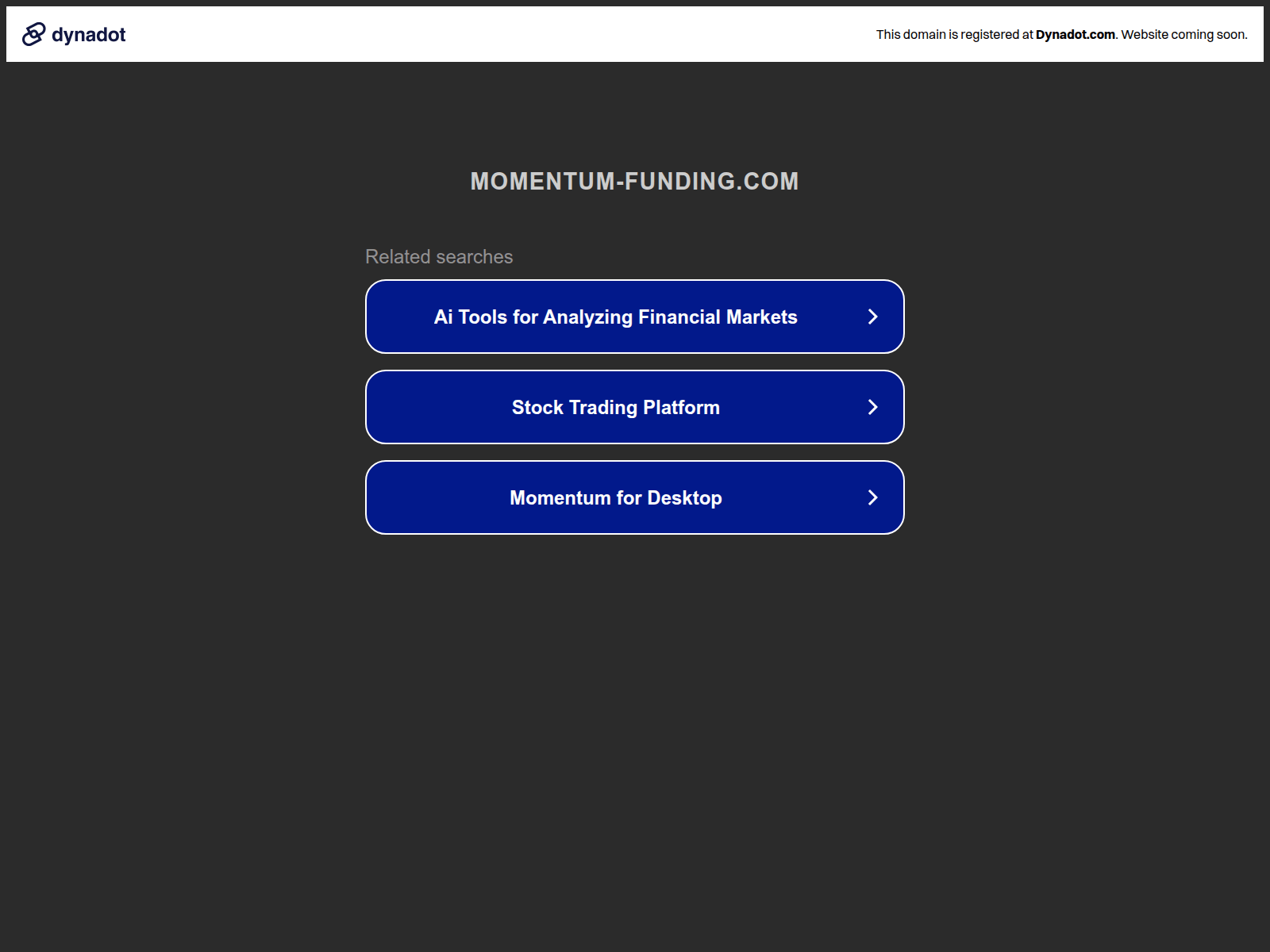 Screenshot of secure.momentum-funding.com