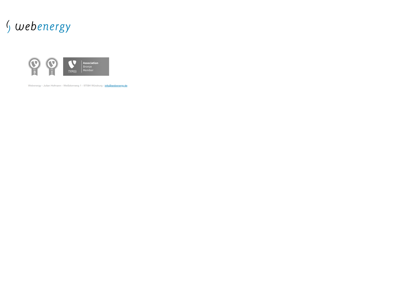 Screenshot of energyweb.de
