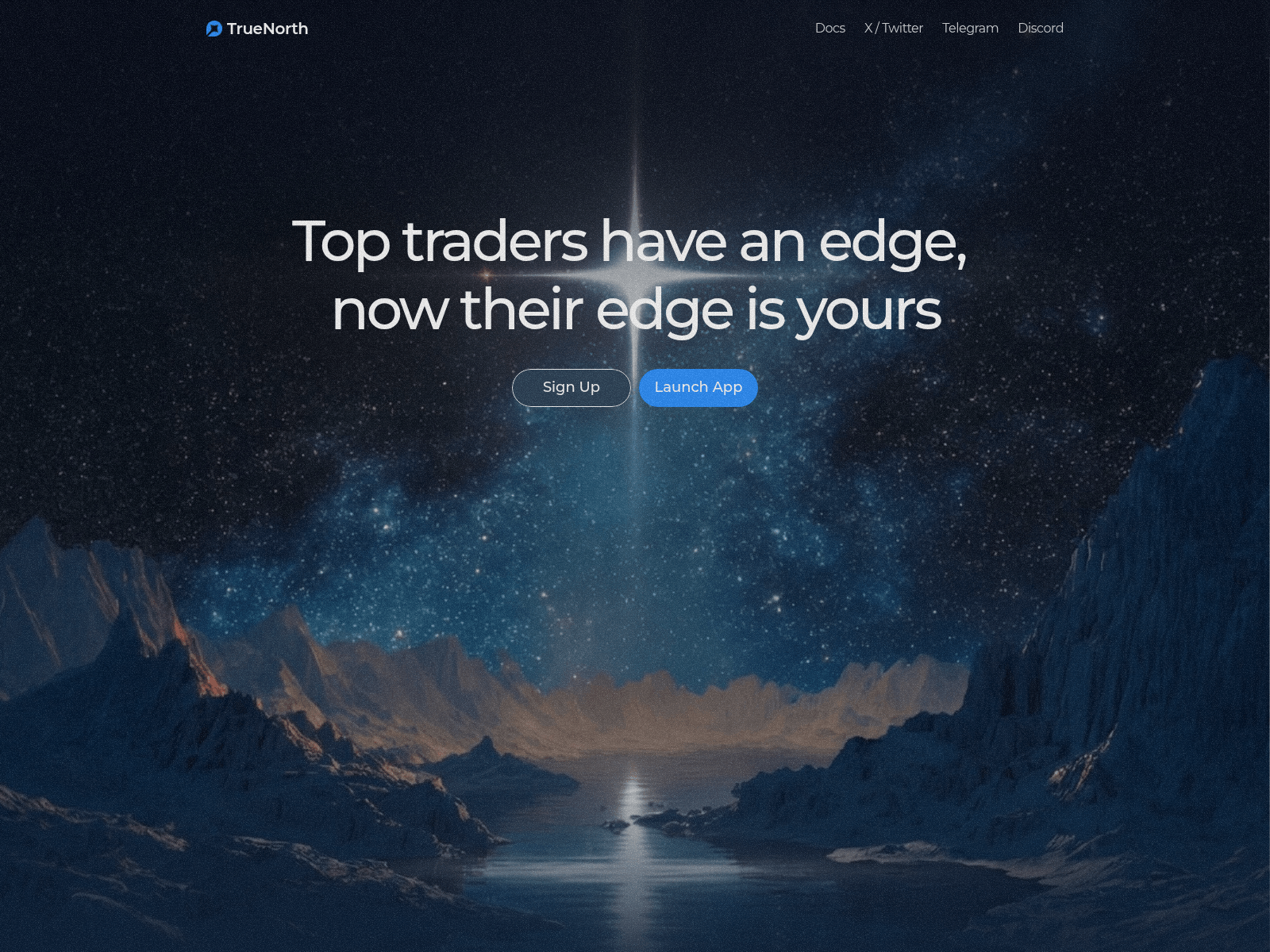 Screenshot of true-north.xyz
