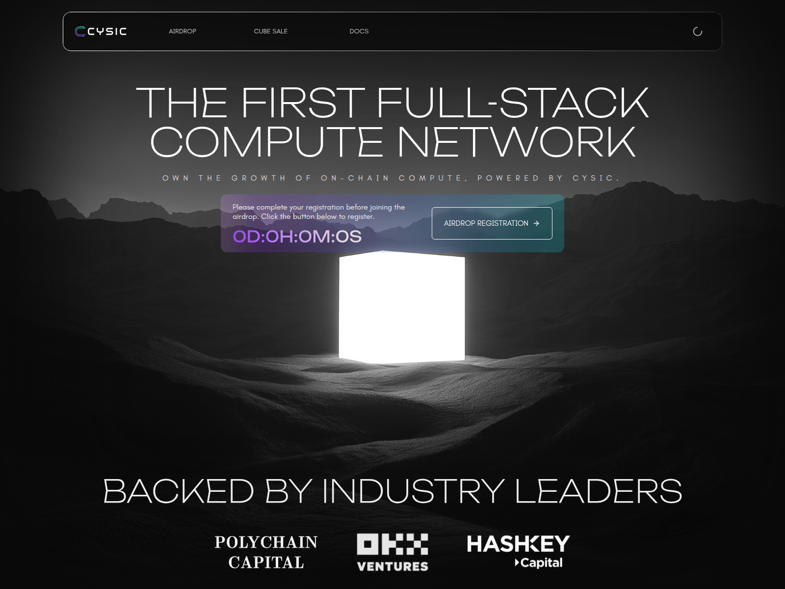 Screenshot of cysicfoundation.org