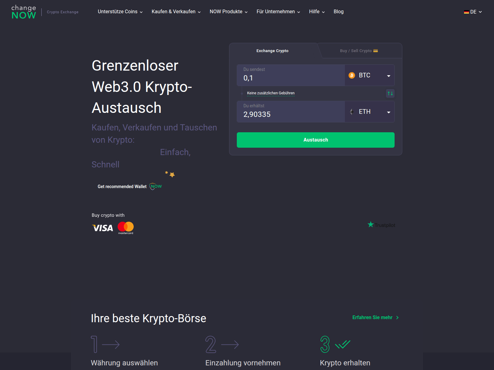 Screenshot of changenovv.at