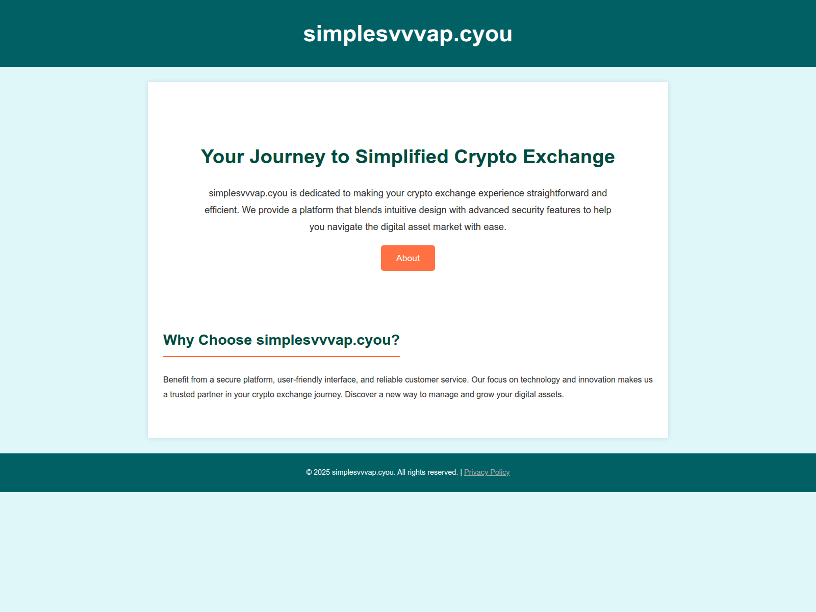 Screenshot of simplesvvvap.cyou