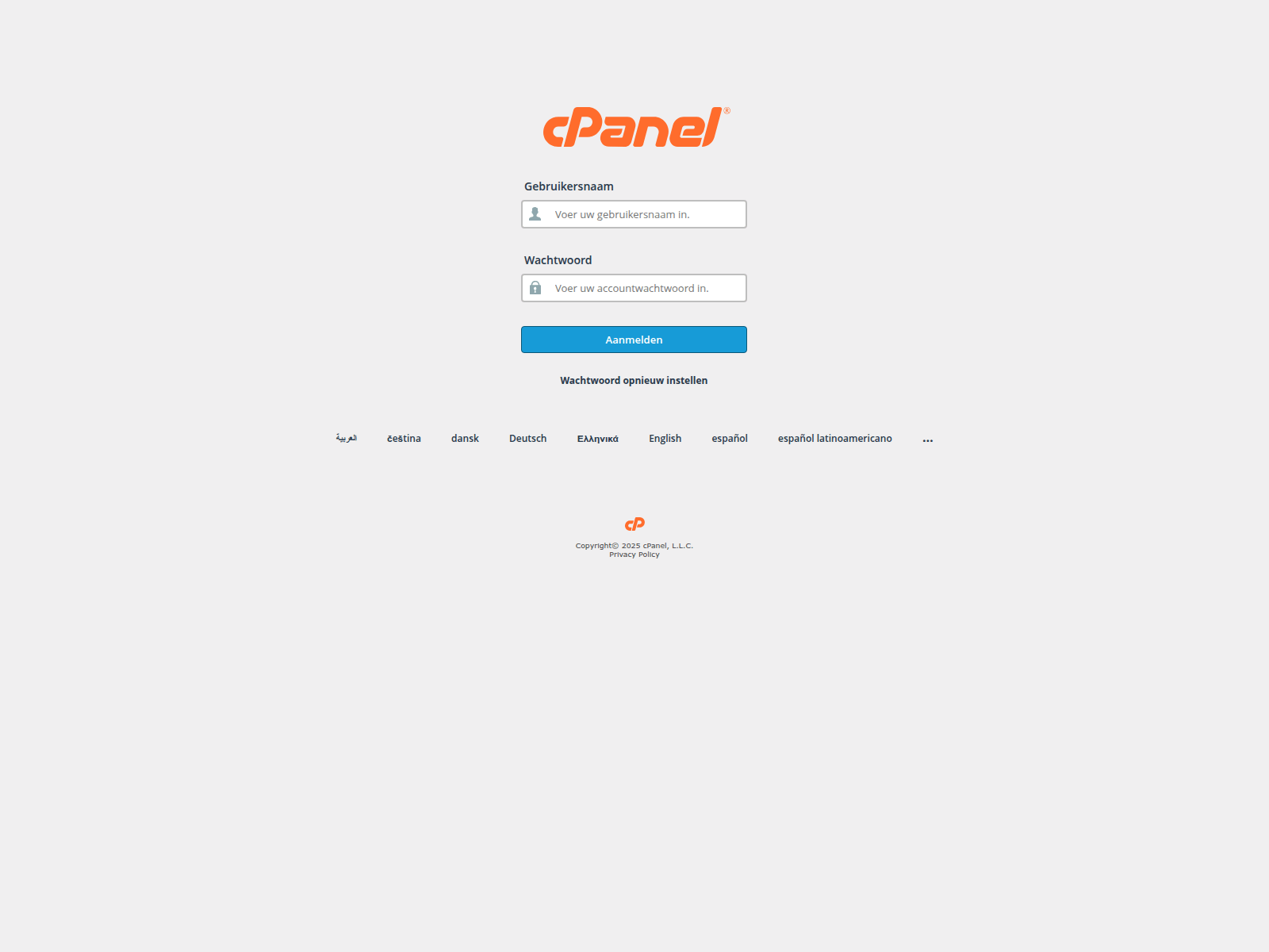 Screenshot of cpanel.coinbase-support-service.rnx.xka.mybluehost.me