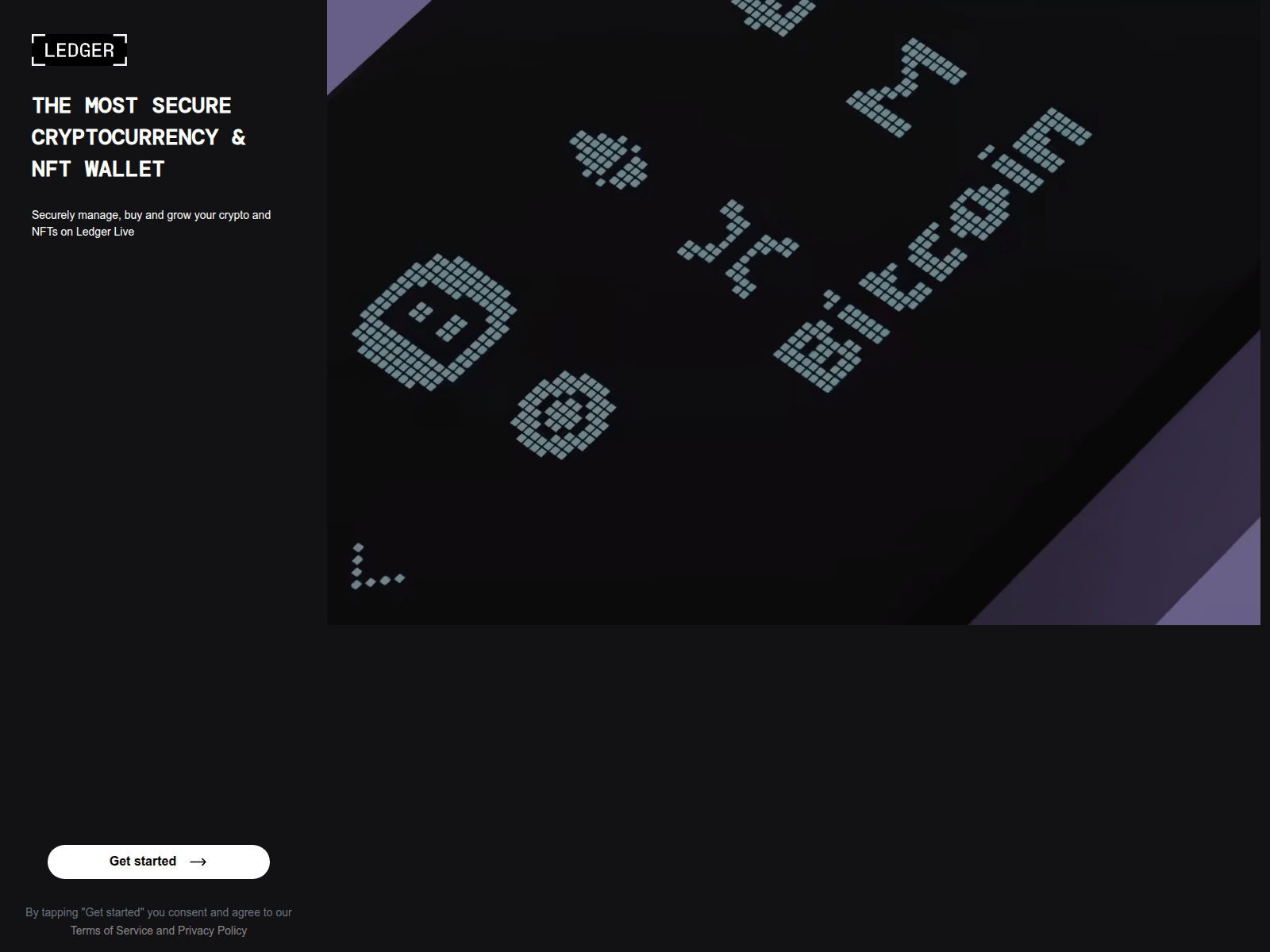 Screenshot of ledgestartio.created.app