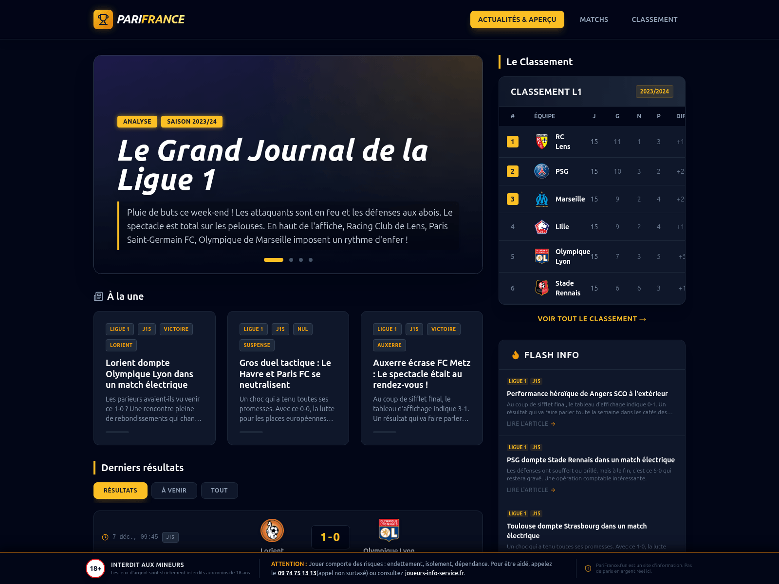 Screenshot of parifrance.fun