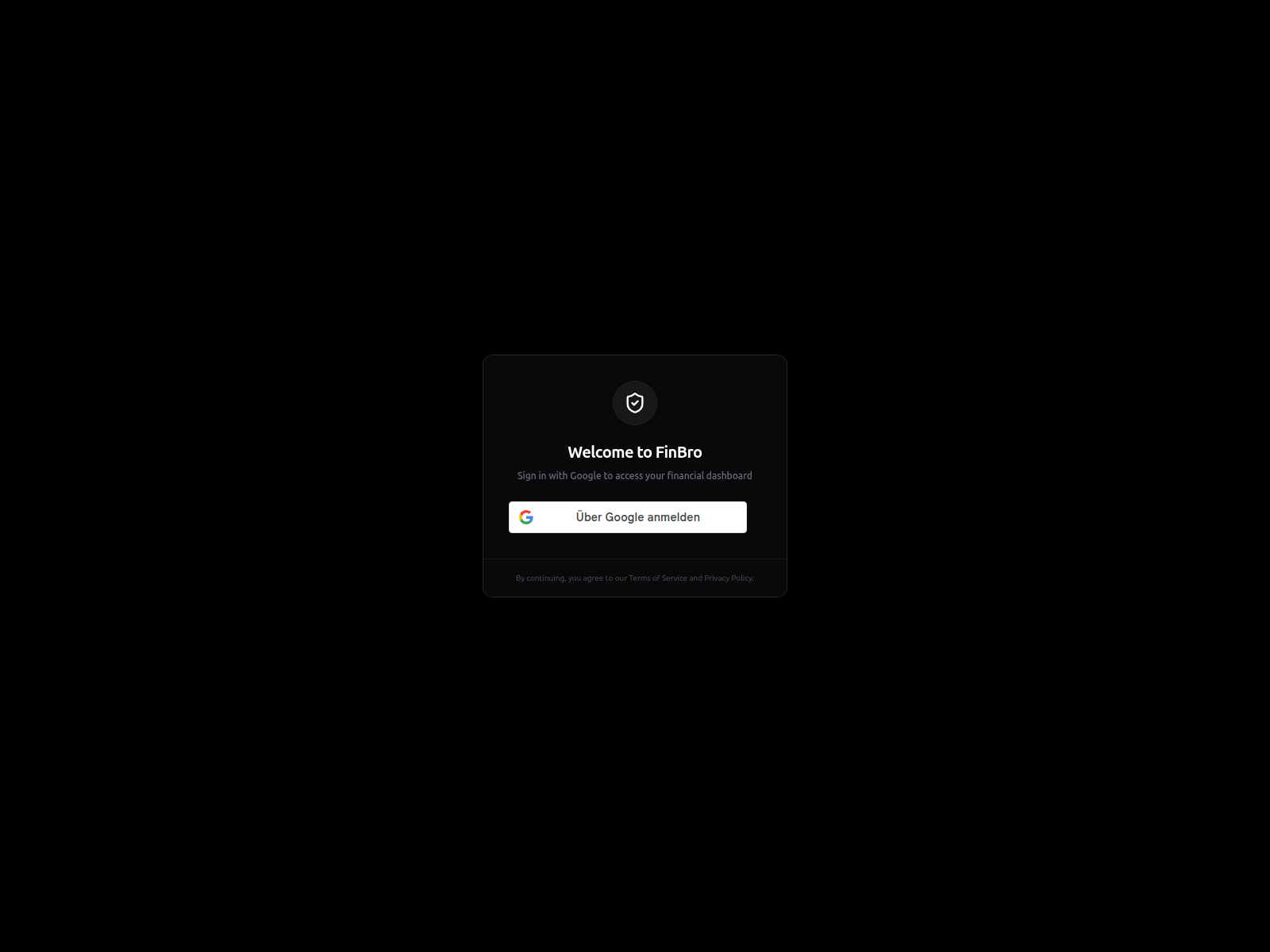 Screenshot of finbro.chaserich.com