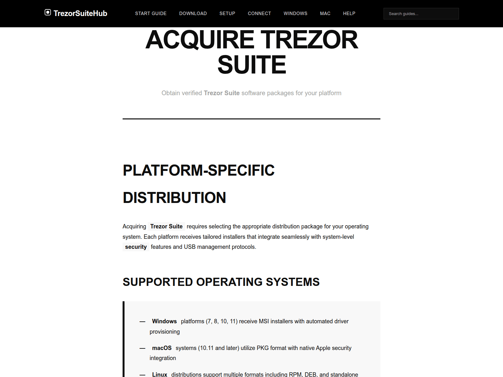 Screenshot of trezapp.net