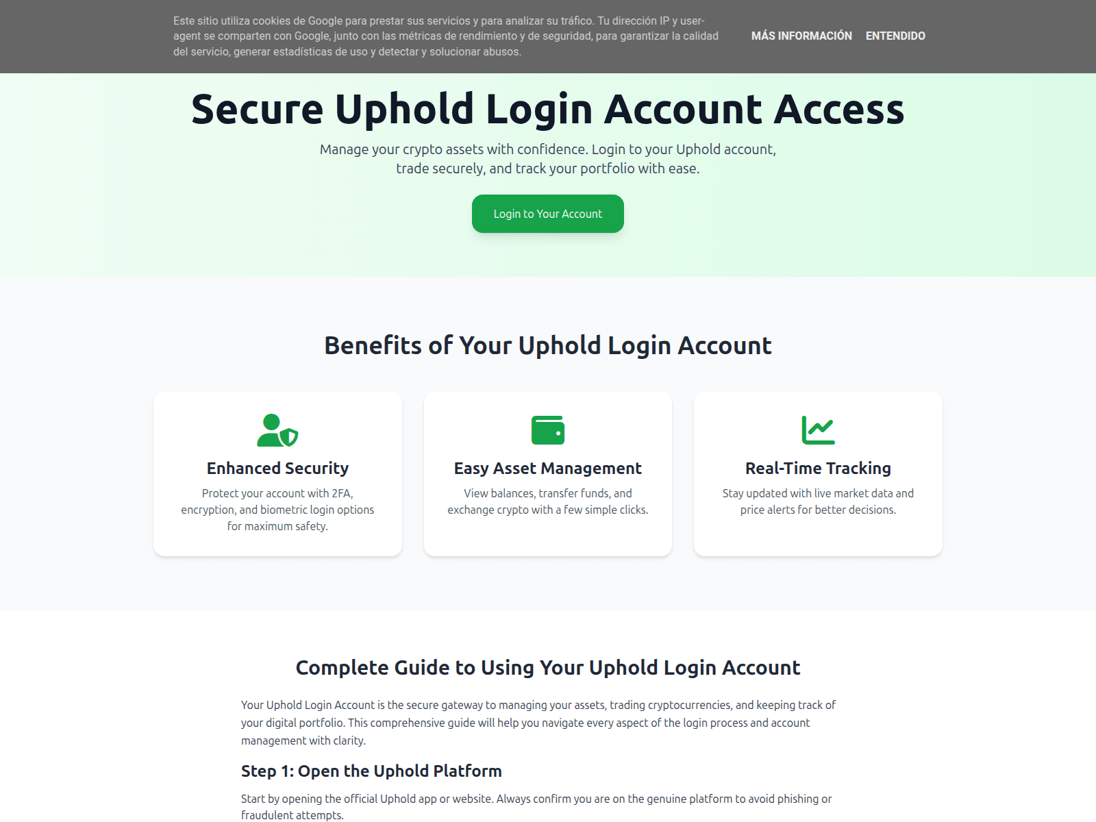 Screenshot of uphold-login-accountt.blogspot.hu
