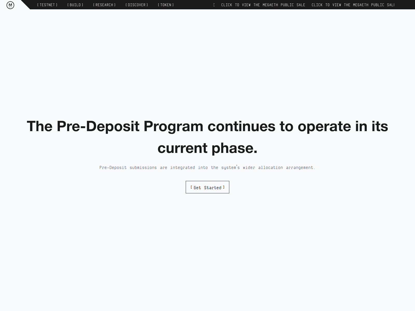 Screenshot of frontiers-megaeth.com