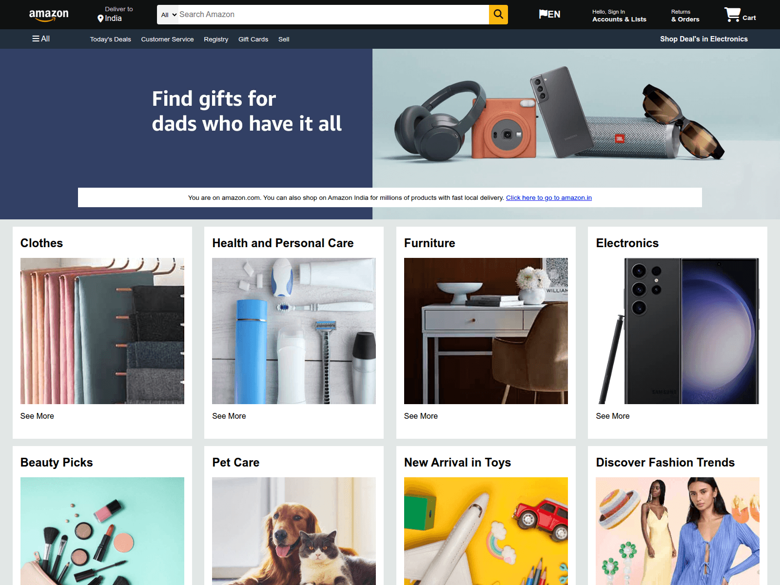 Screenshot of amazon-clone-plum-eight.vercel.app