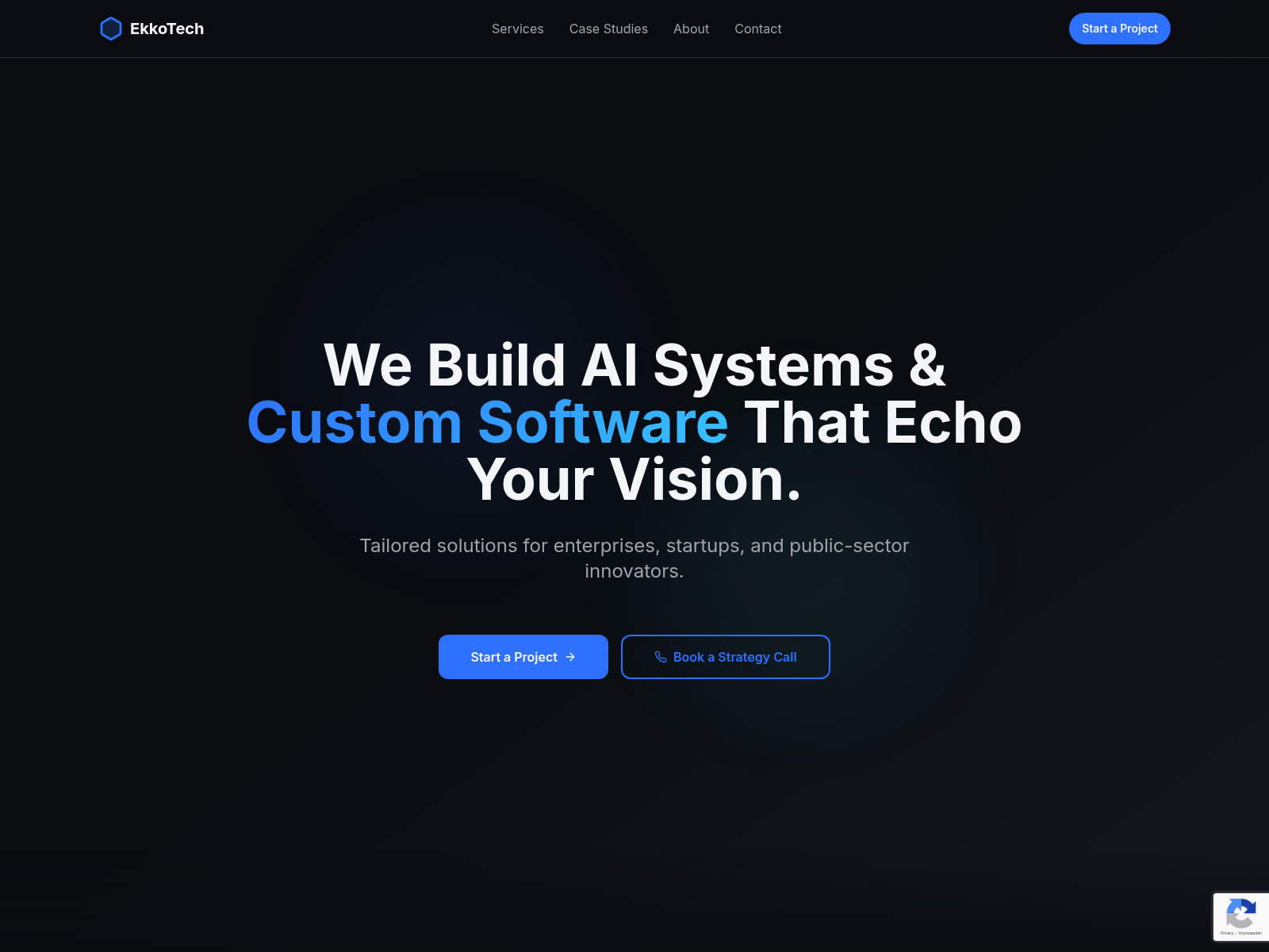 Screenshot of ekkotech.nl