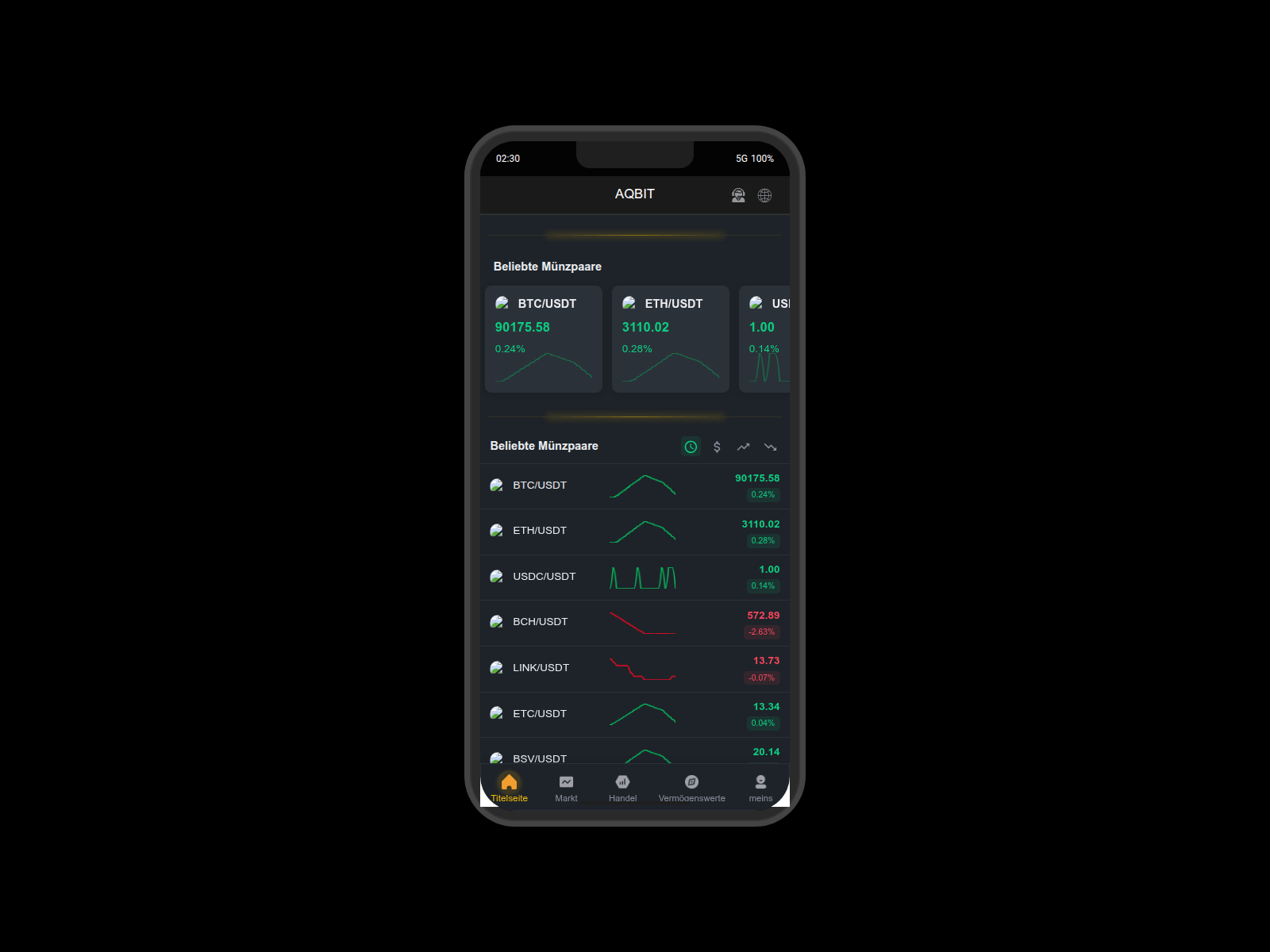 Screenshot of aqbitcloud.top
