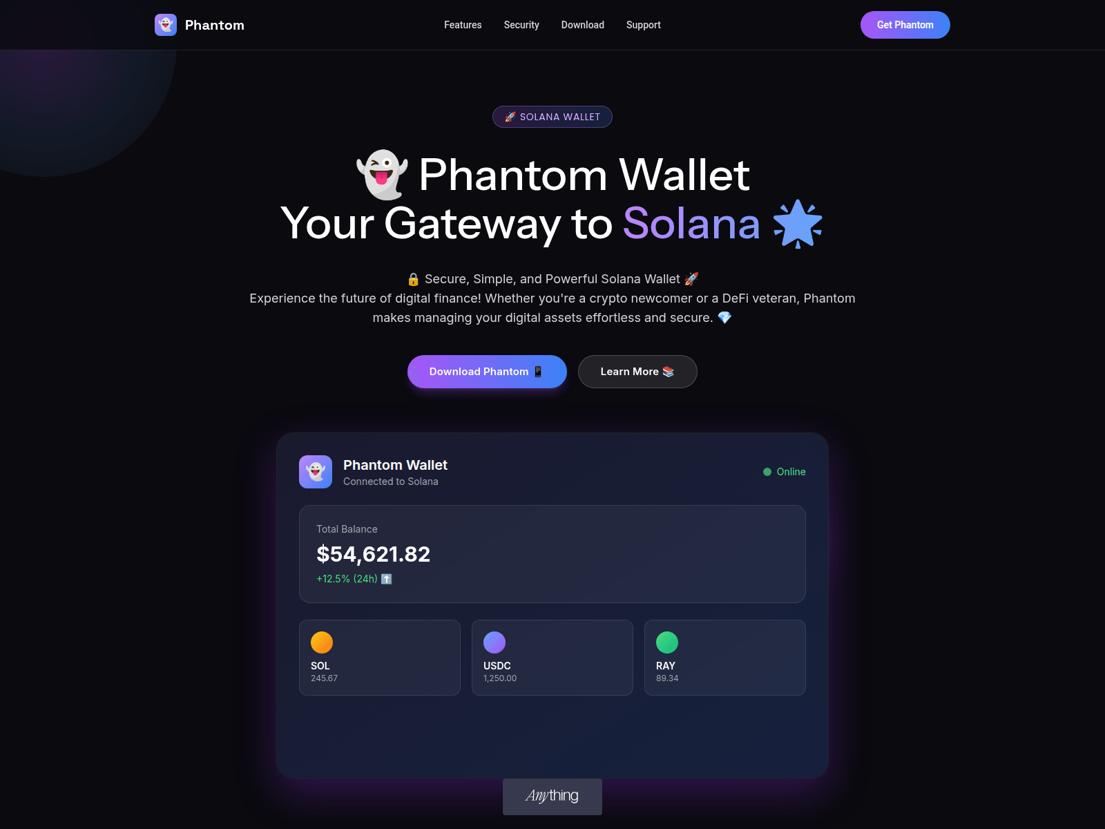 Screenshot of pup-phantom.created.app