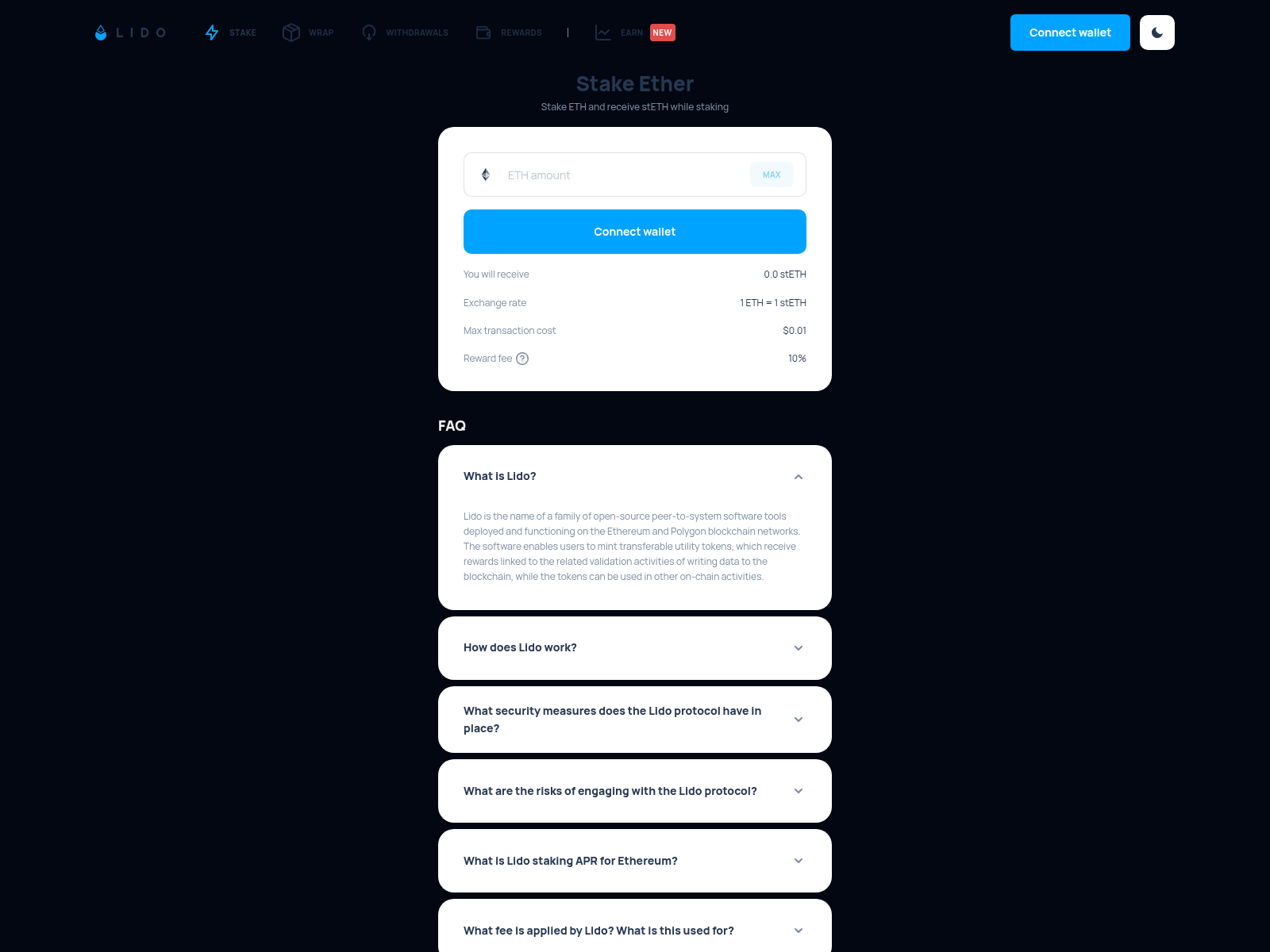 Screenshot of lidio.fi