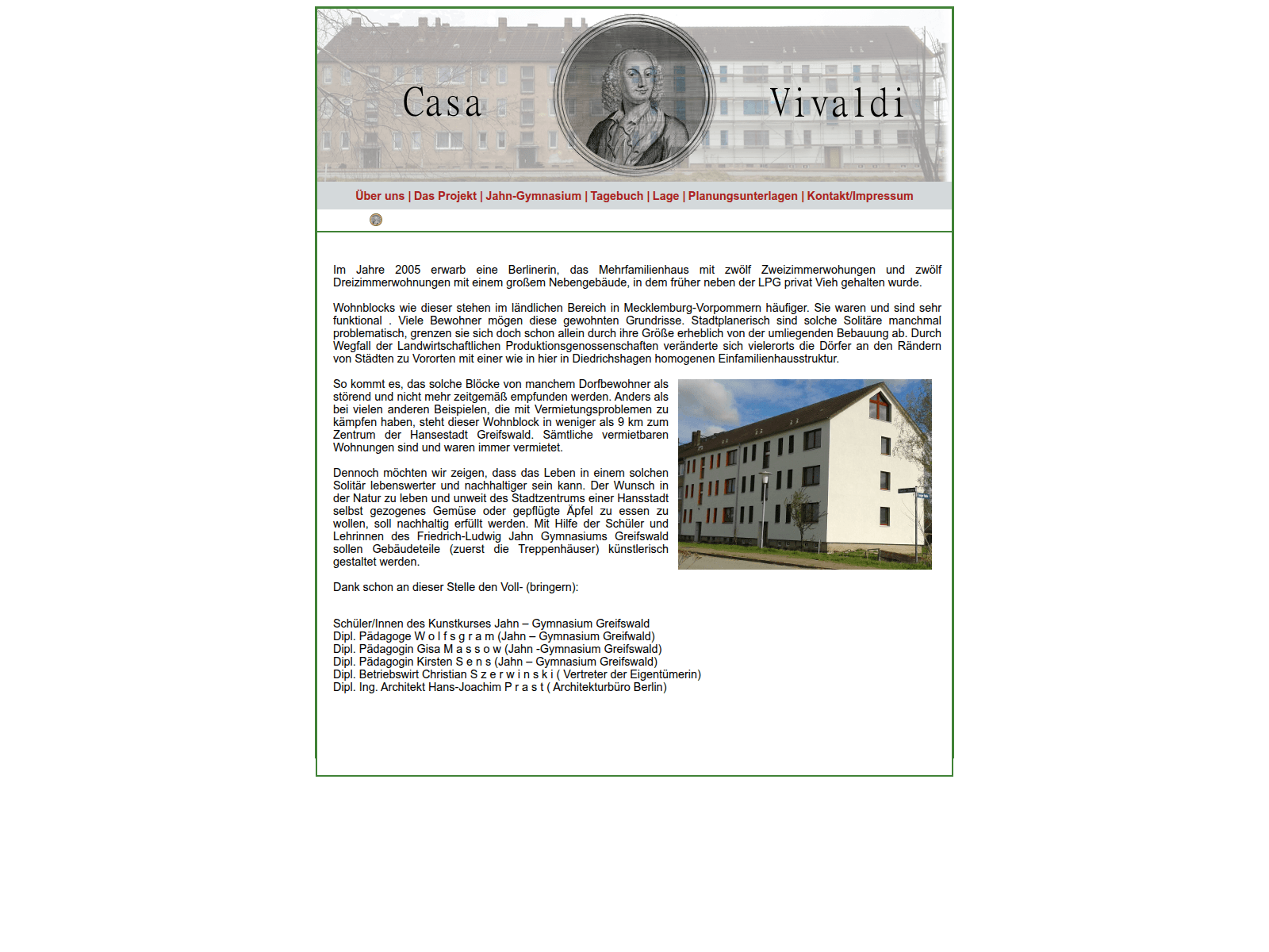 Screenshot of klamotte-vivaldihaus.de