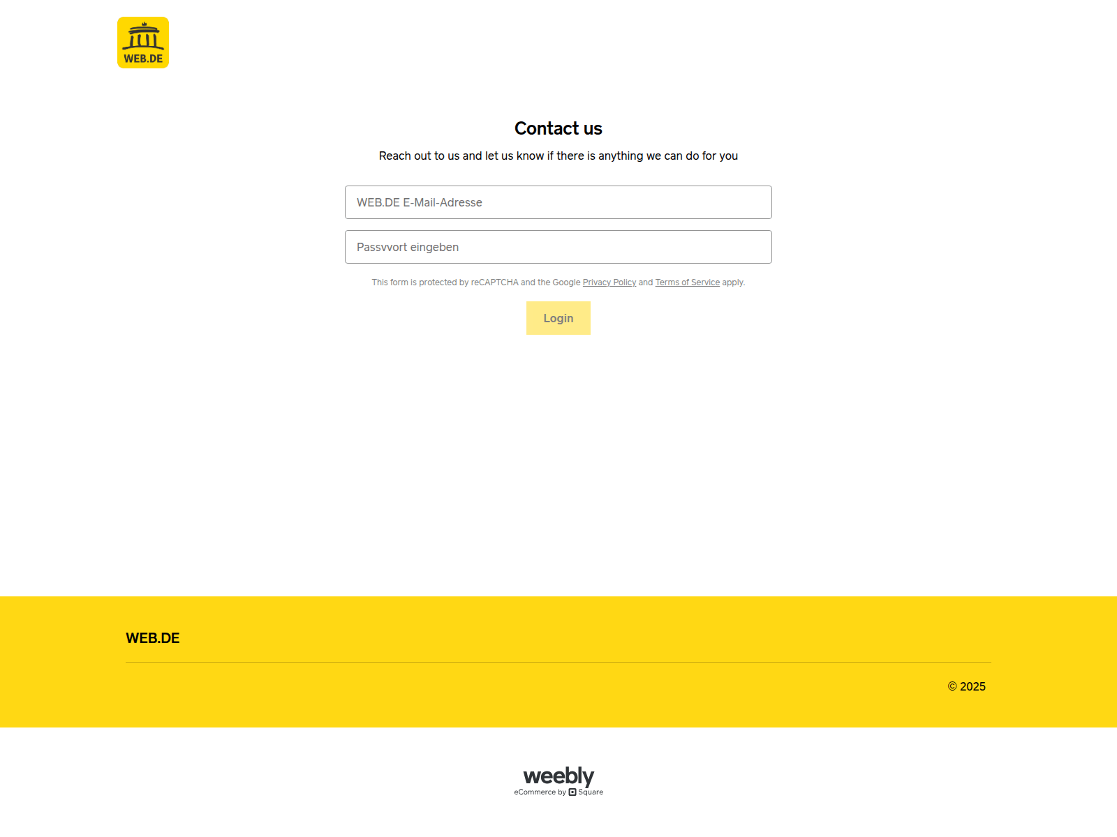 Screenshot of webde-101404.weeblysite.com