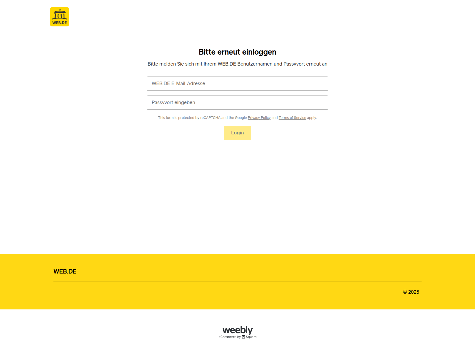 Screenshot of webde-106891.weeblysite.com
