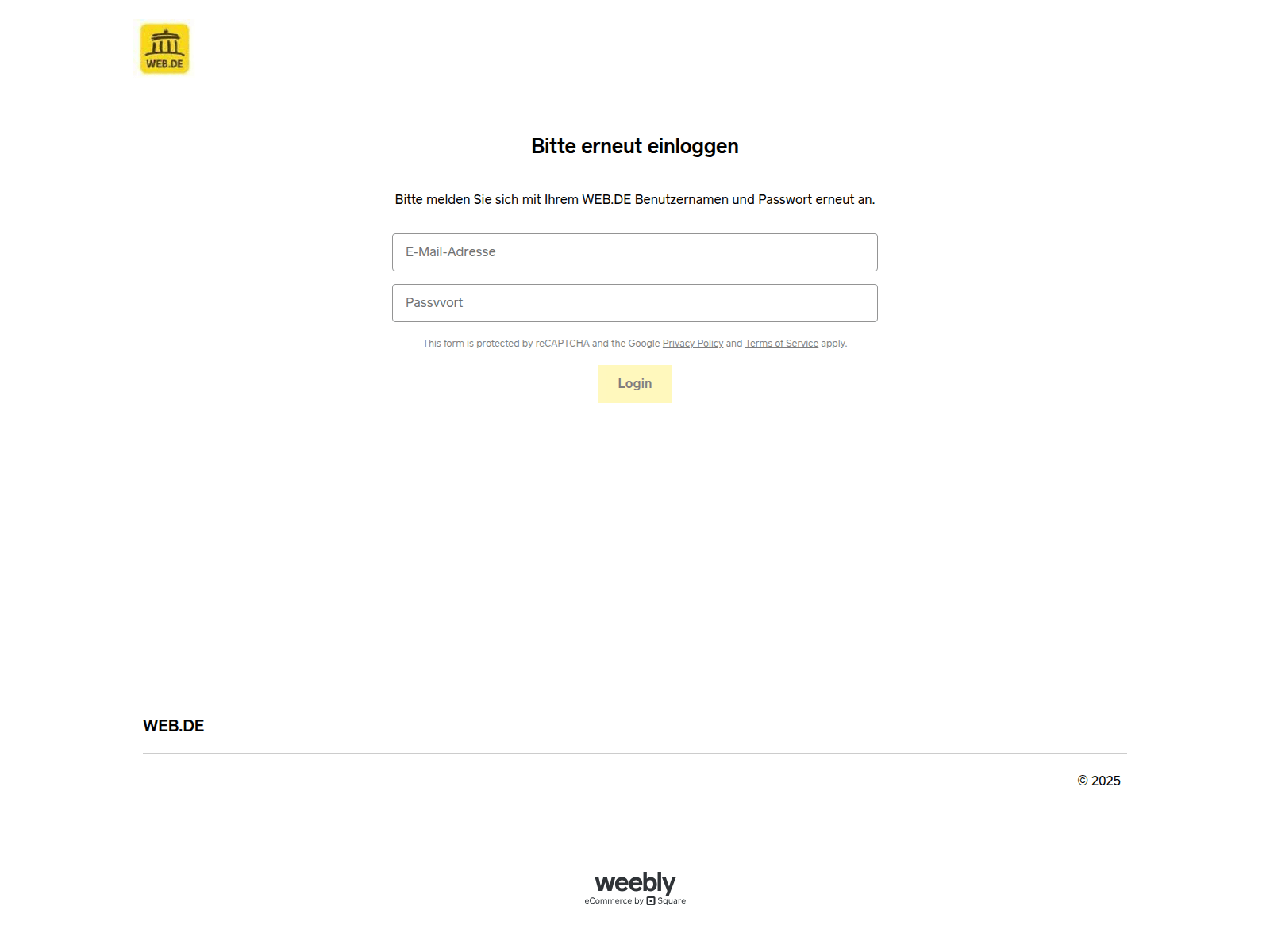 Screenshot of webde-108445.weeblysite.com