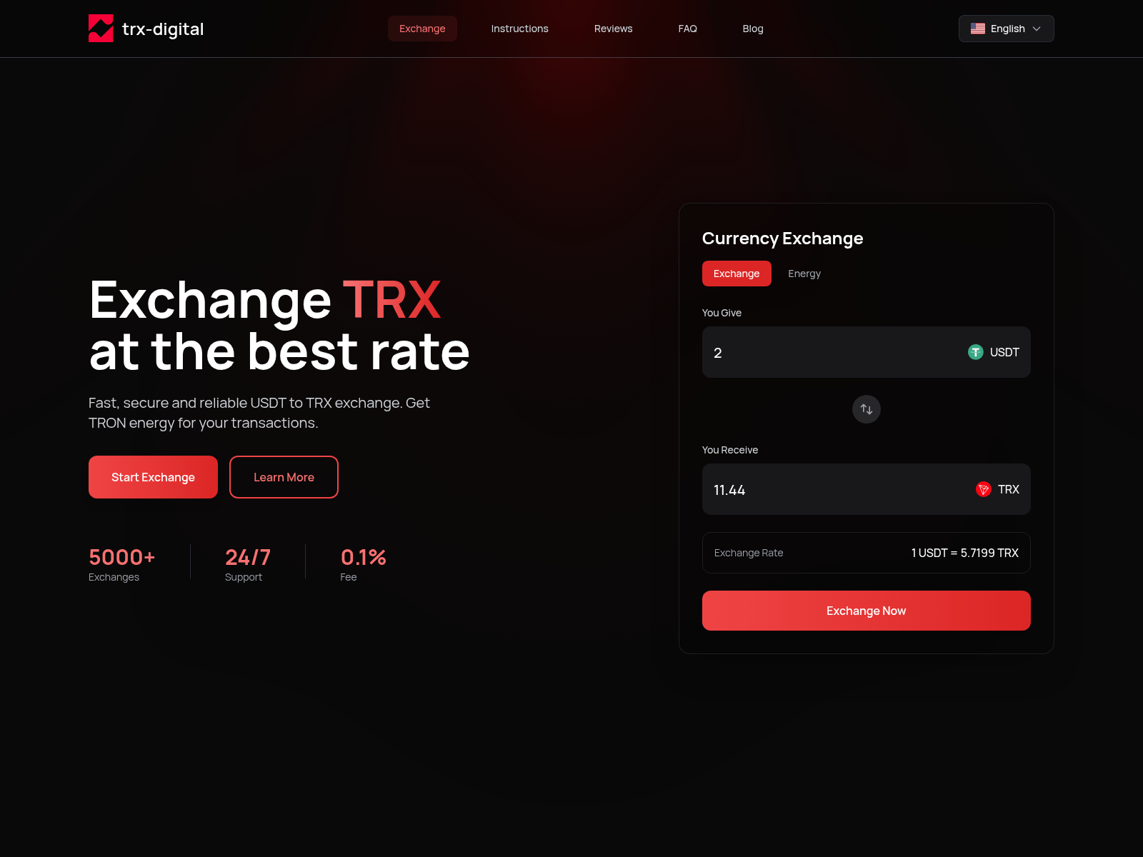 Screenshot of trx-digital.org