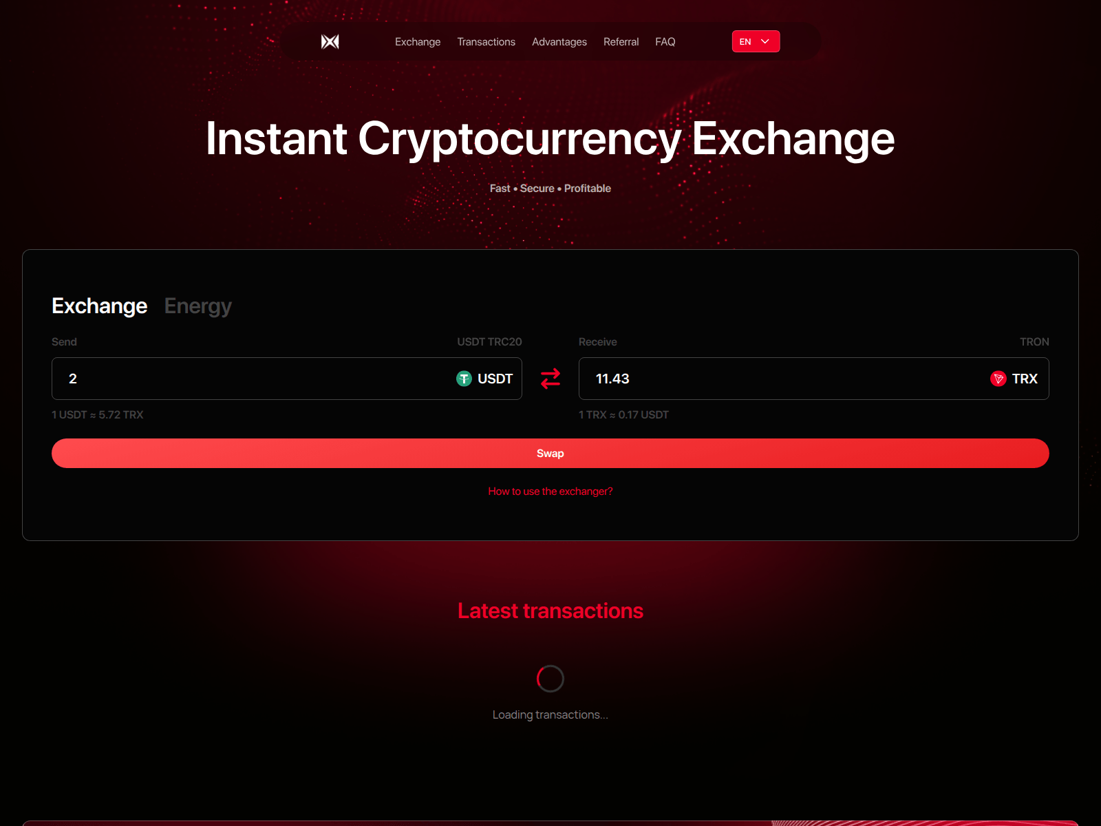 Screenshot of trx-cross.com