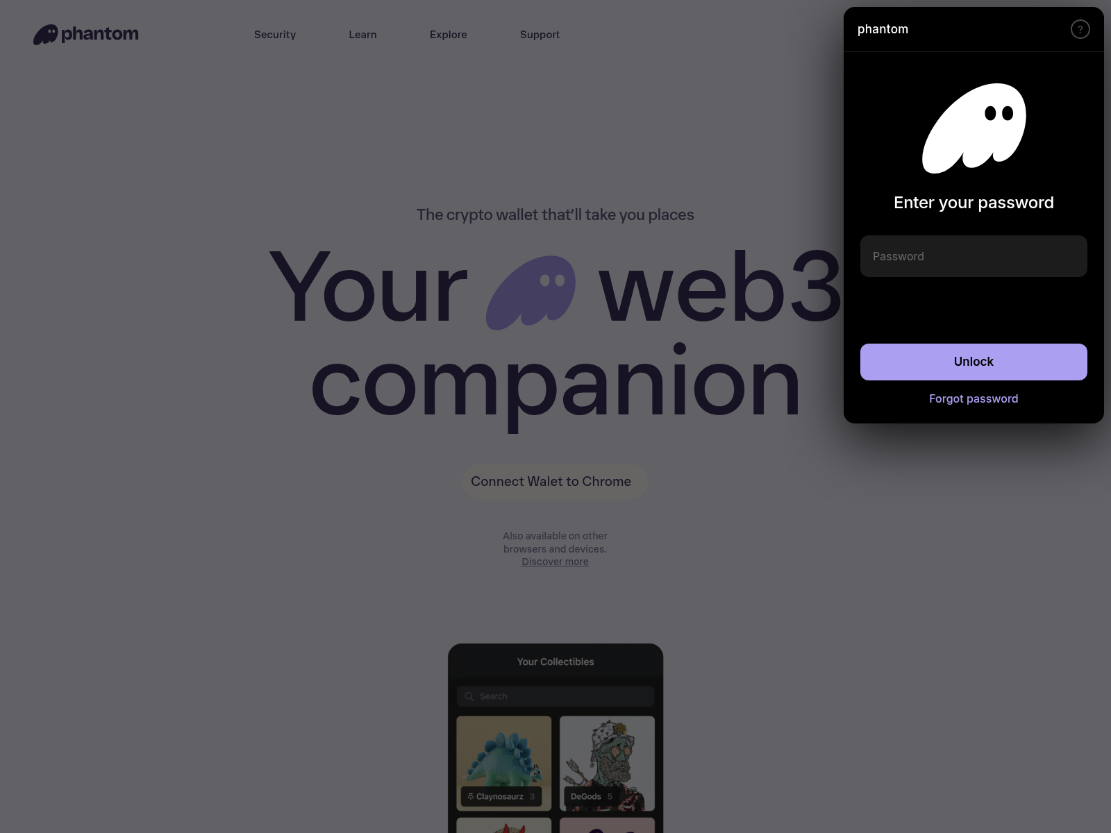 Screenshot of phantomse.com