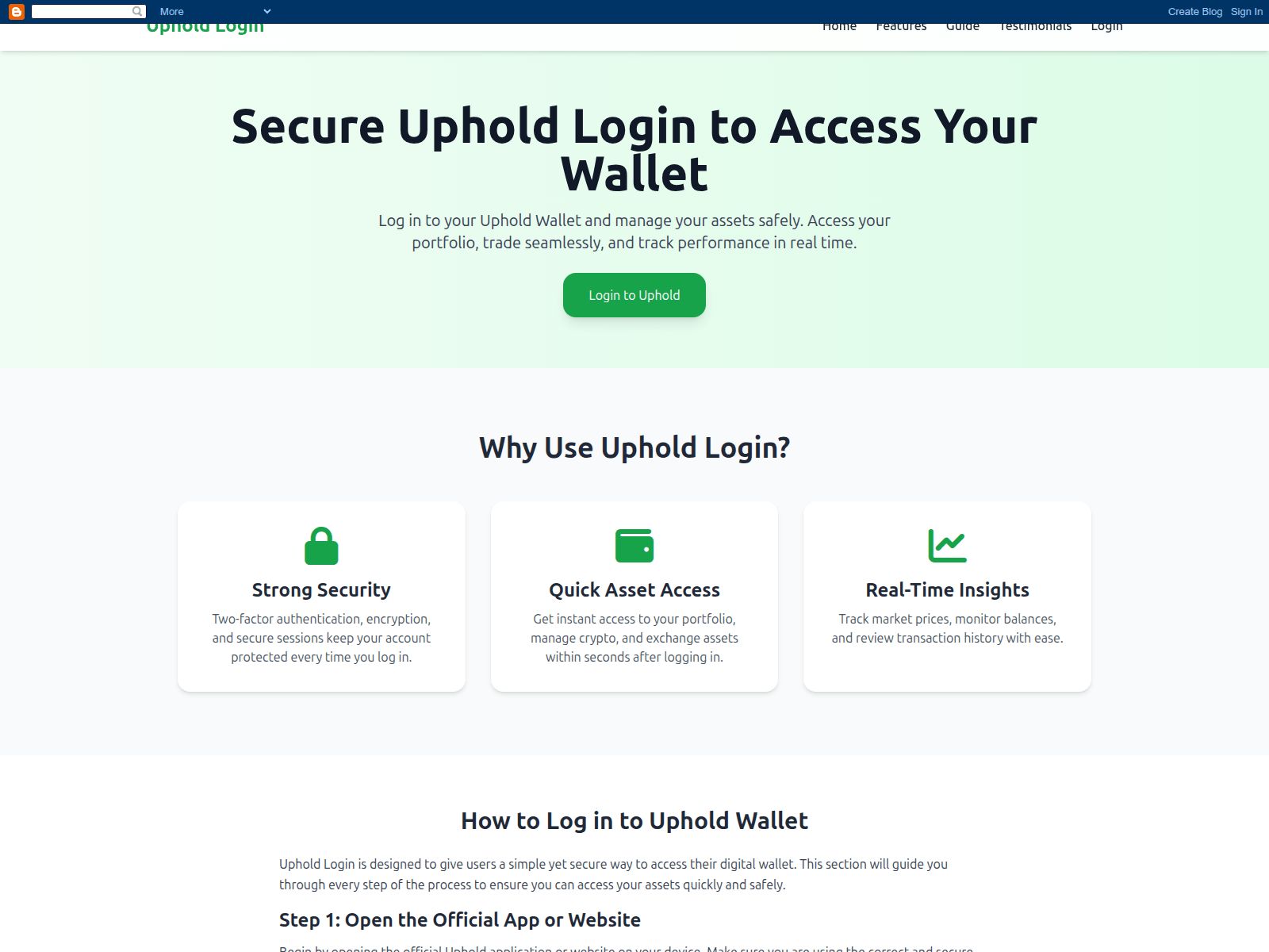 Screenshot of app-uphold-login.blogspot.sg