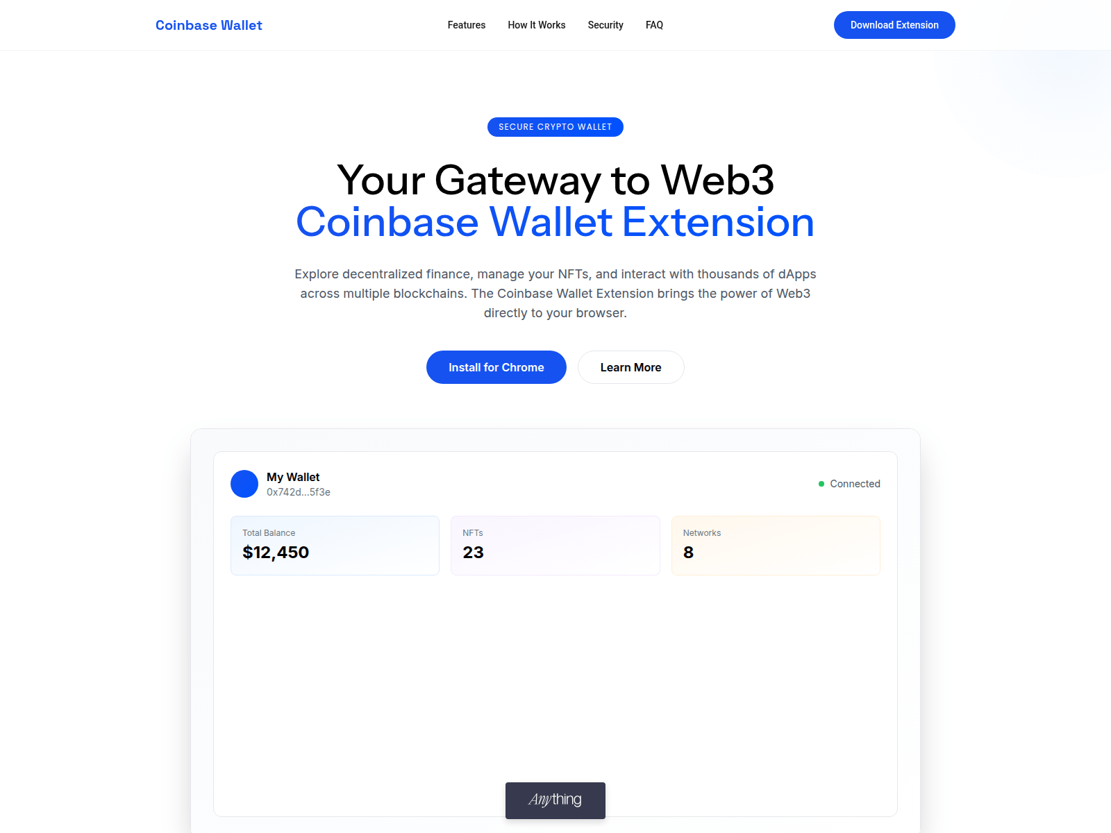 Screenshot of sso-coinbase-ext.created.app