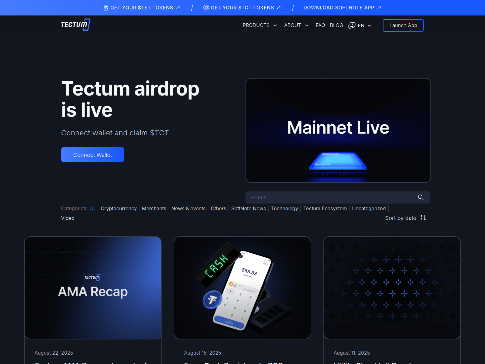 Screenshot of tct-tectum.org